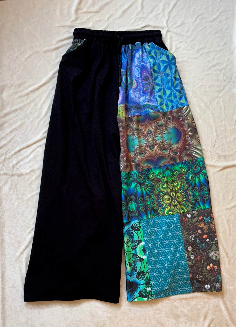 Patchwork Pants V4 𼸠XS-XL