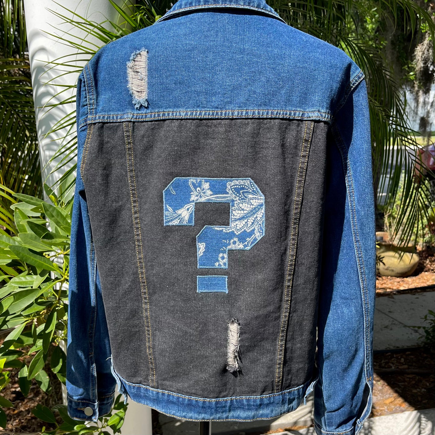 Upcycled ? Denim Jacket L