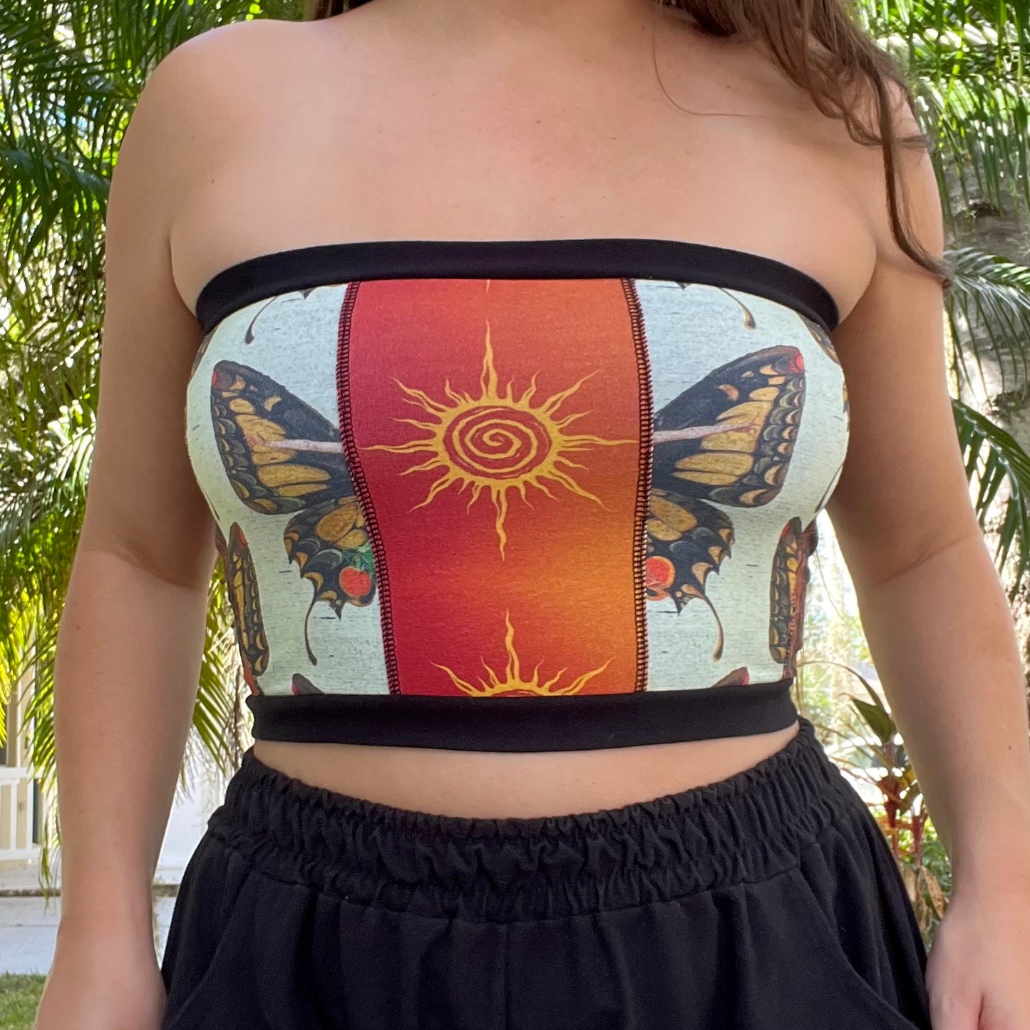 Golden Hour Goddess Lace-Up Tube S-L