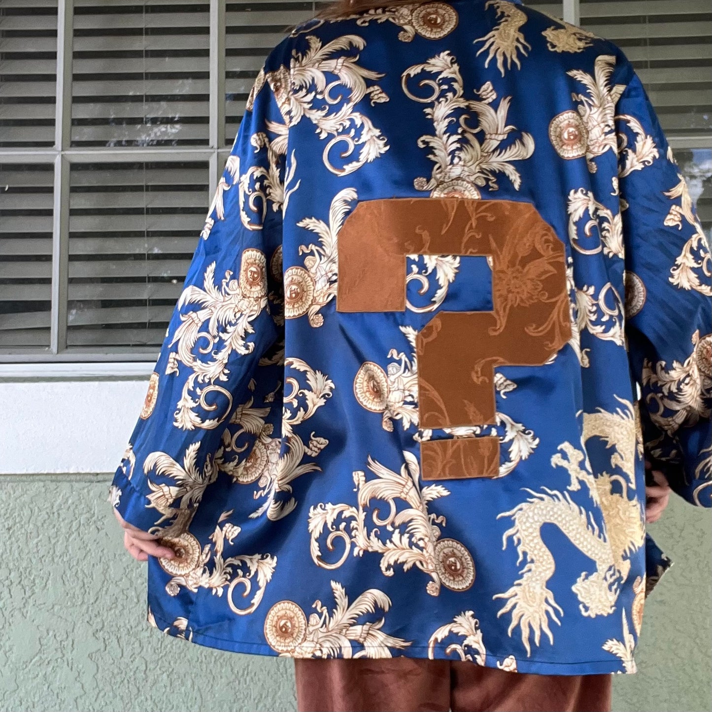 Upcycled ? Silk Cardigan L
