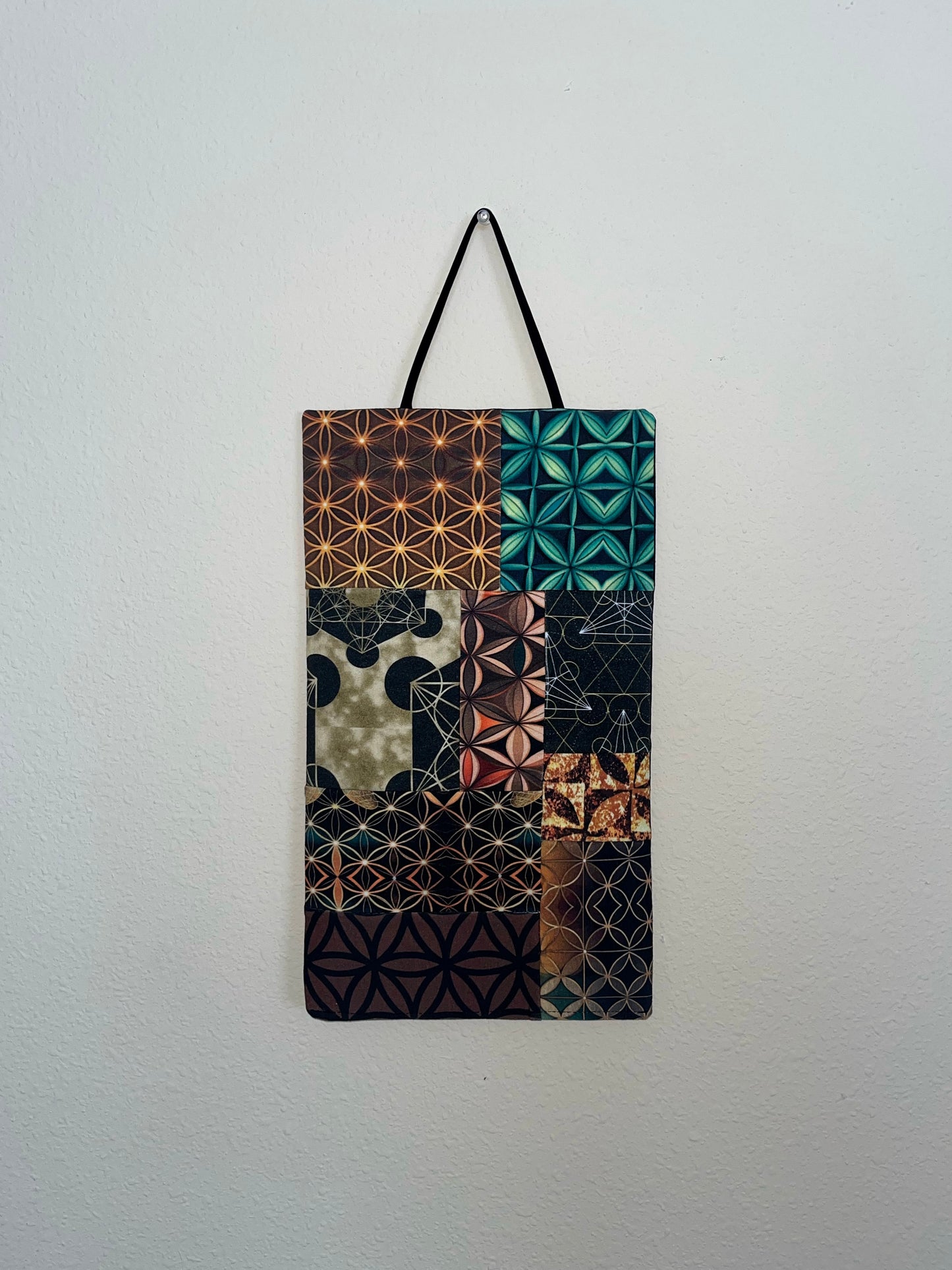 Sacred Geo Patchwork Wall Hanging