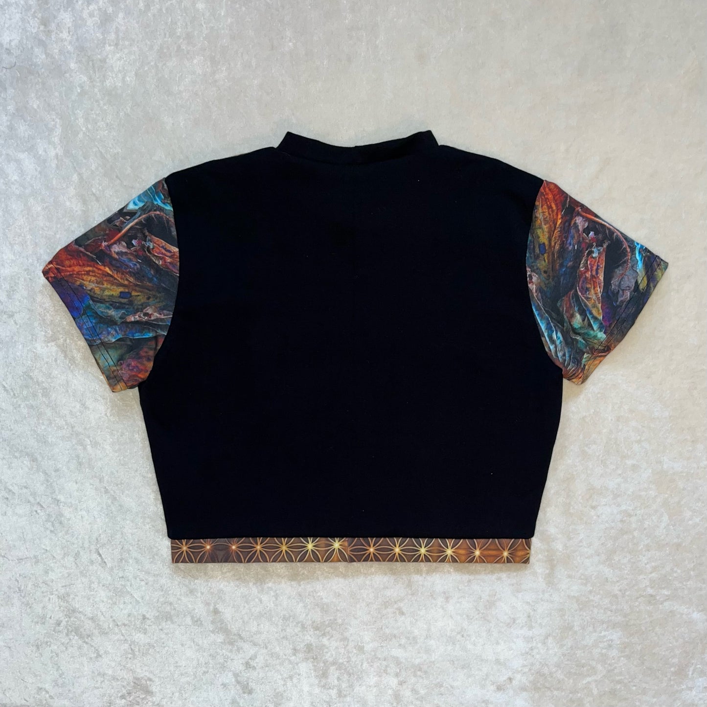 Patchwork Cropped Tee M/L