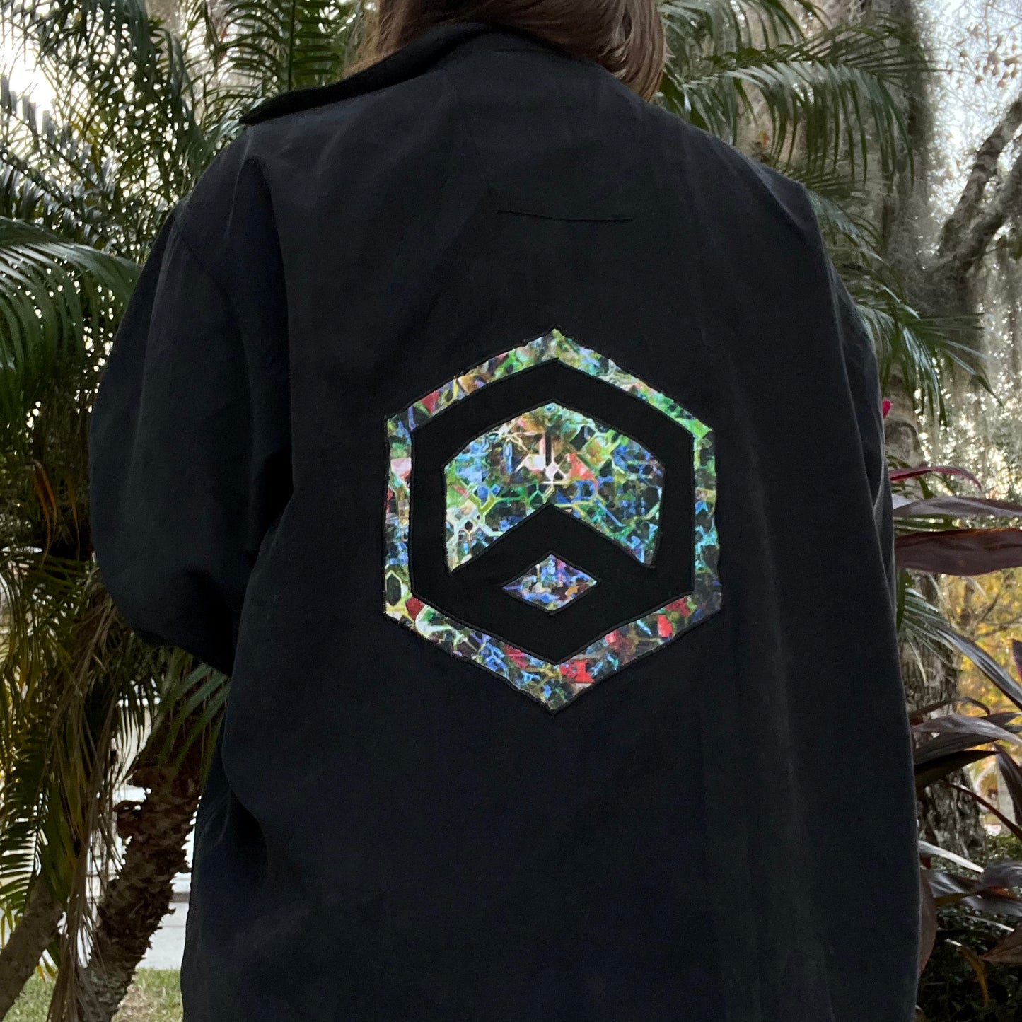 Upcycled Supertask Button Up ✧ XL