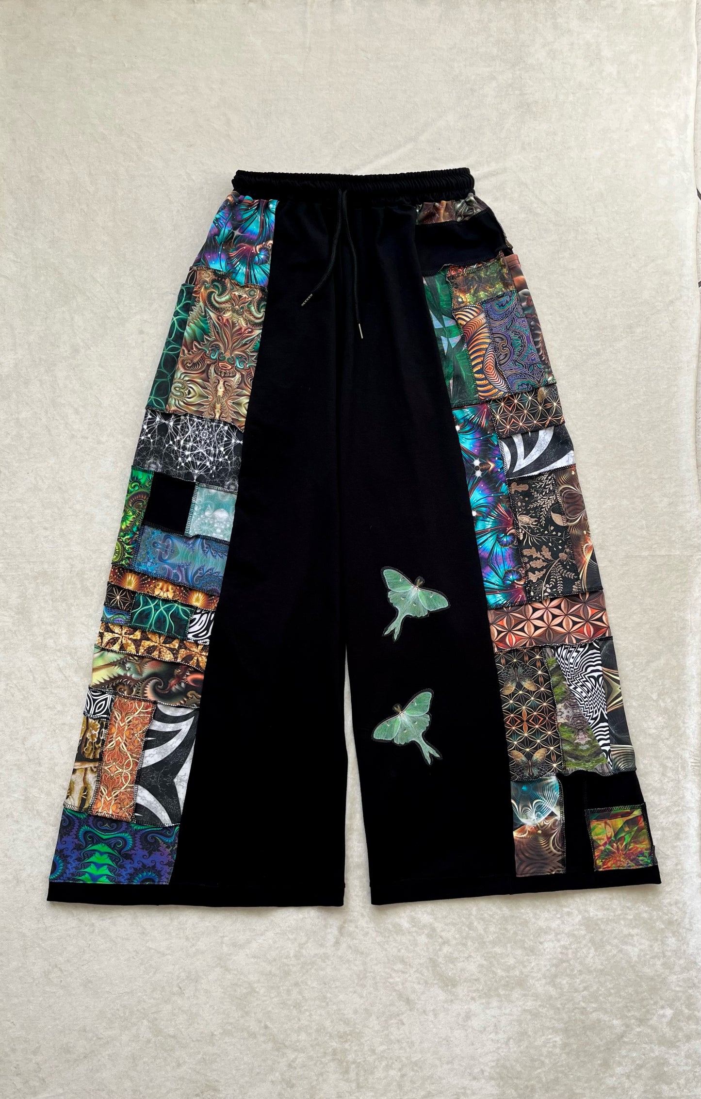 Luna Moth Xtra Patchwork Pants XS-XL