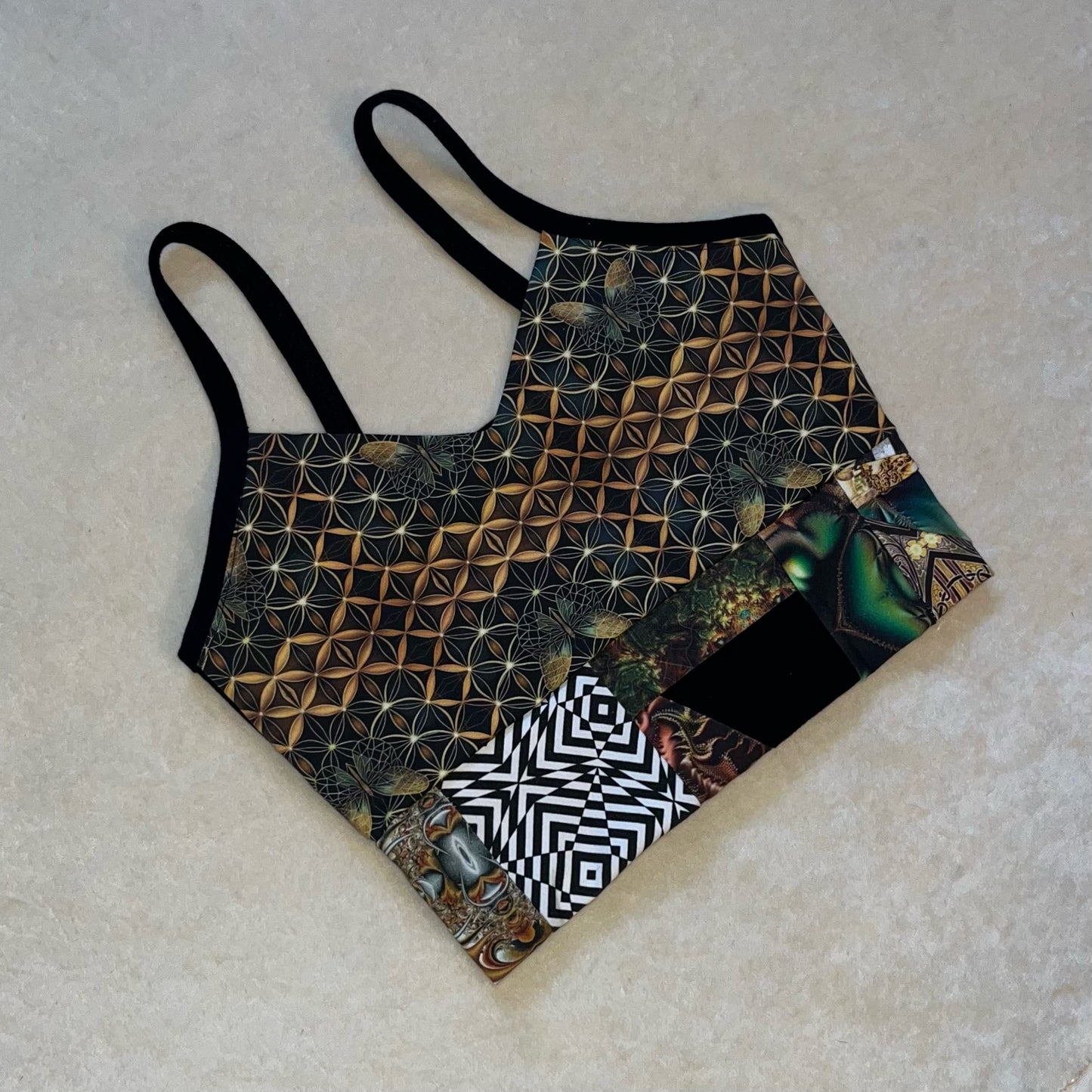 Patchwork Bralette Tank M/L