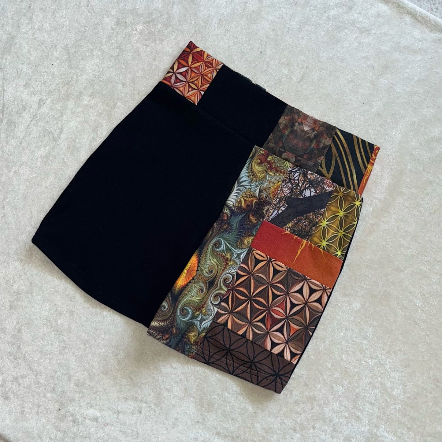 Golden Hour Patchwork Ring Shorts ☼ XS/S