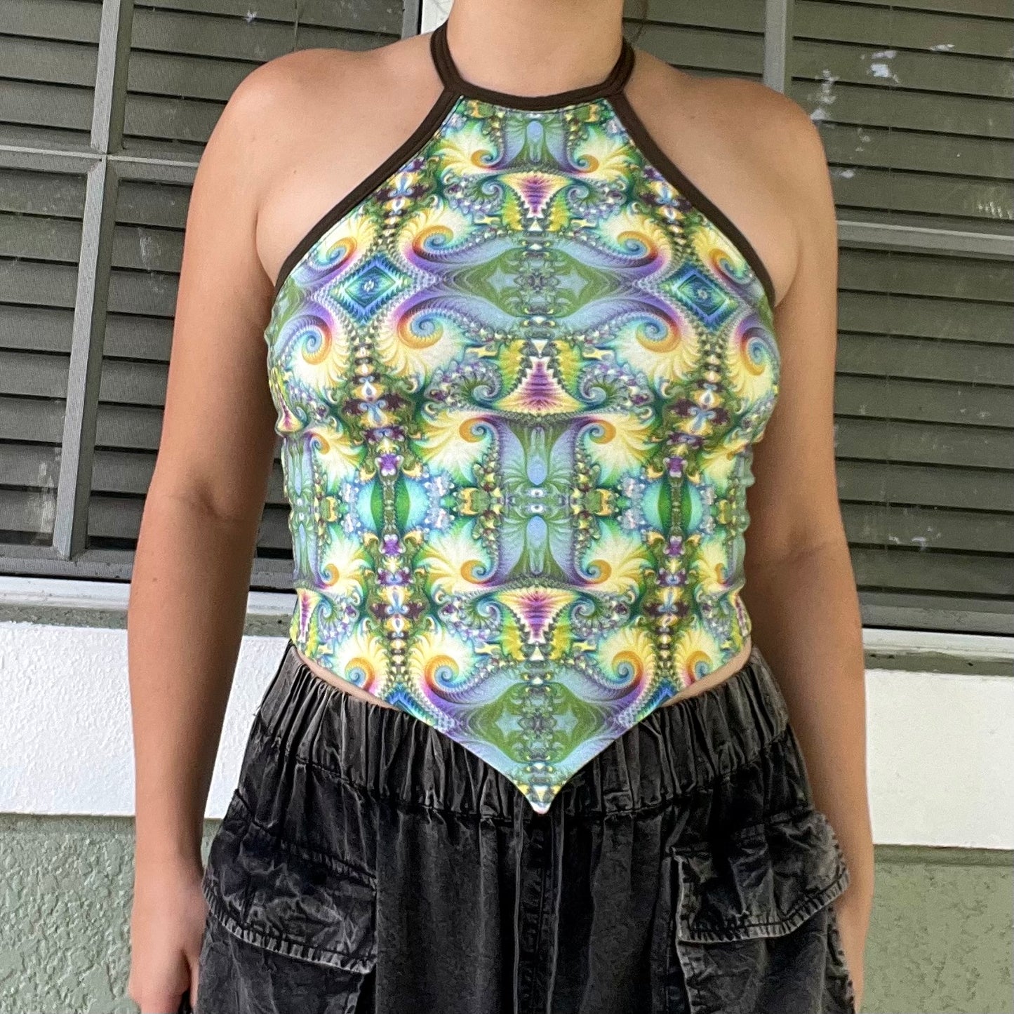 High Neck Pixie Top M/L