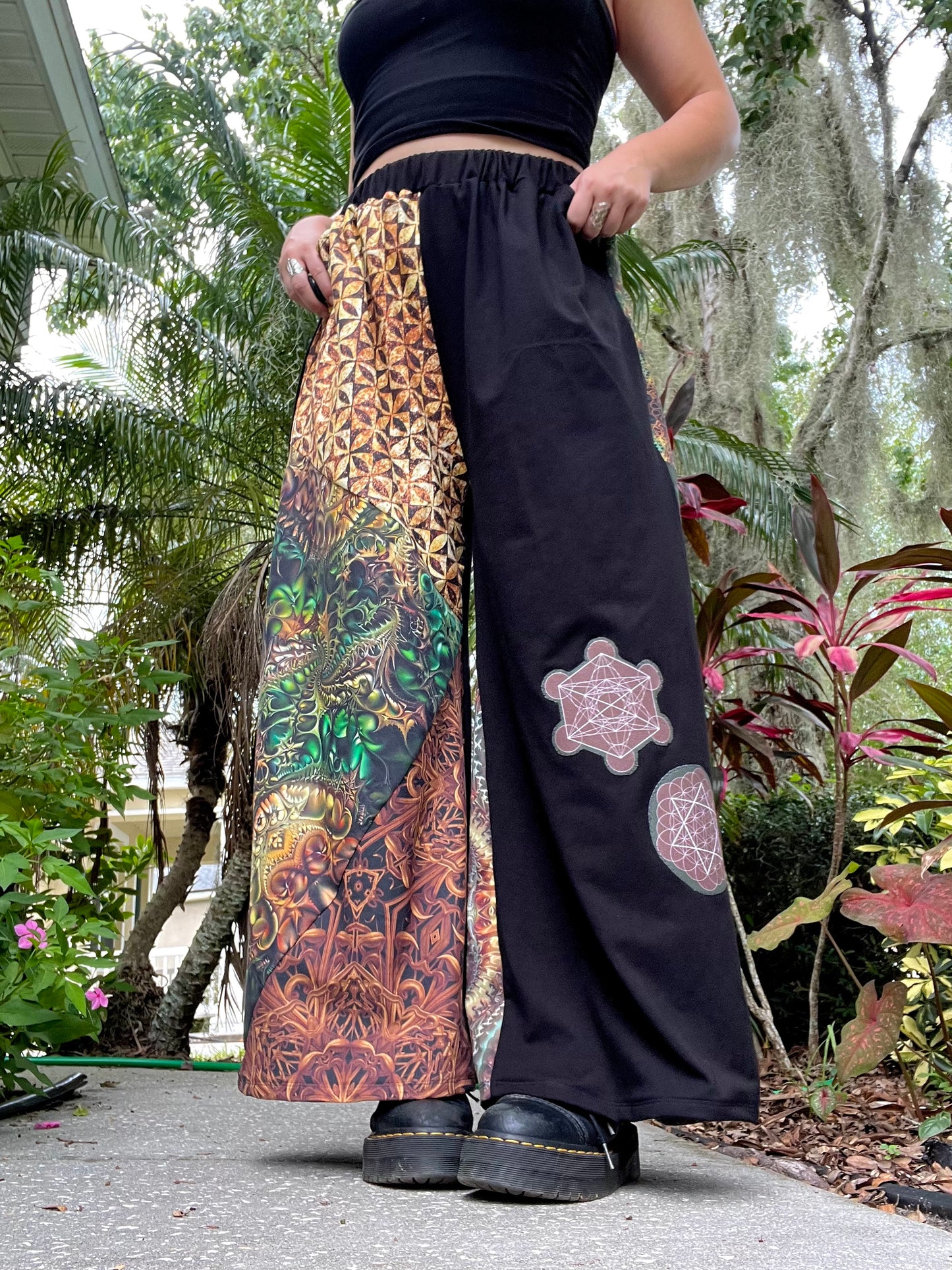 Patchwork Pants V1 (xtra wide leg) đż XS-XL