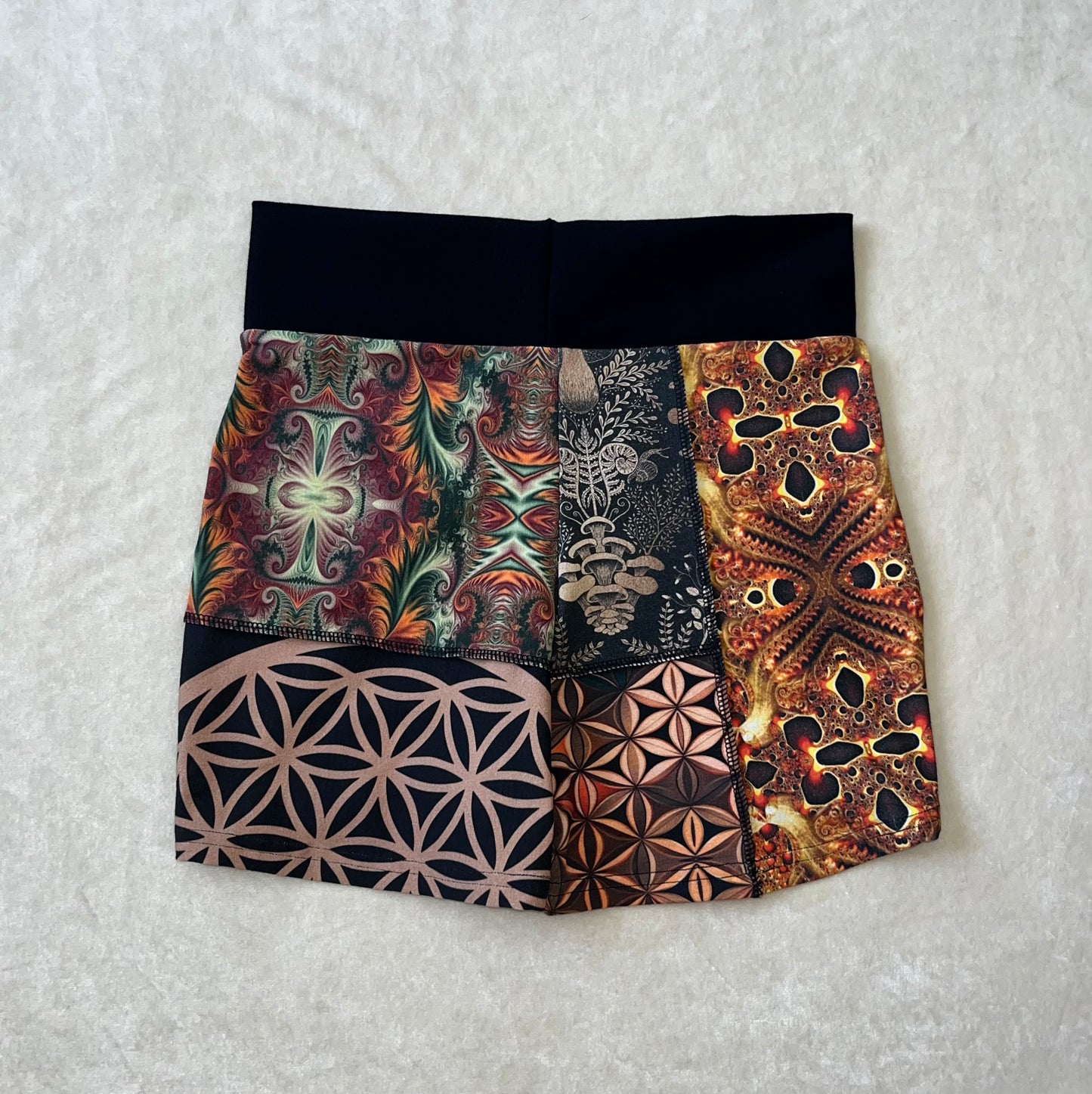 Patchwork Ring Shorts S/M