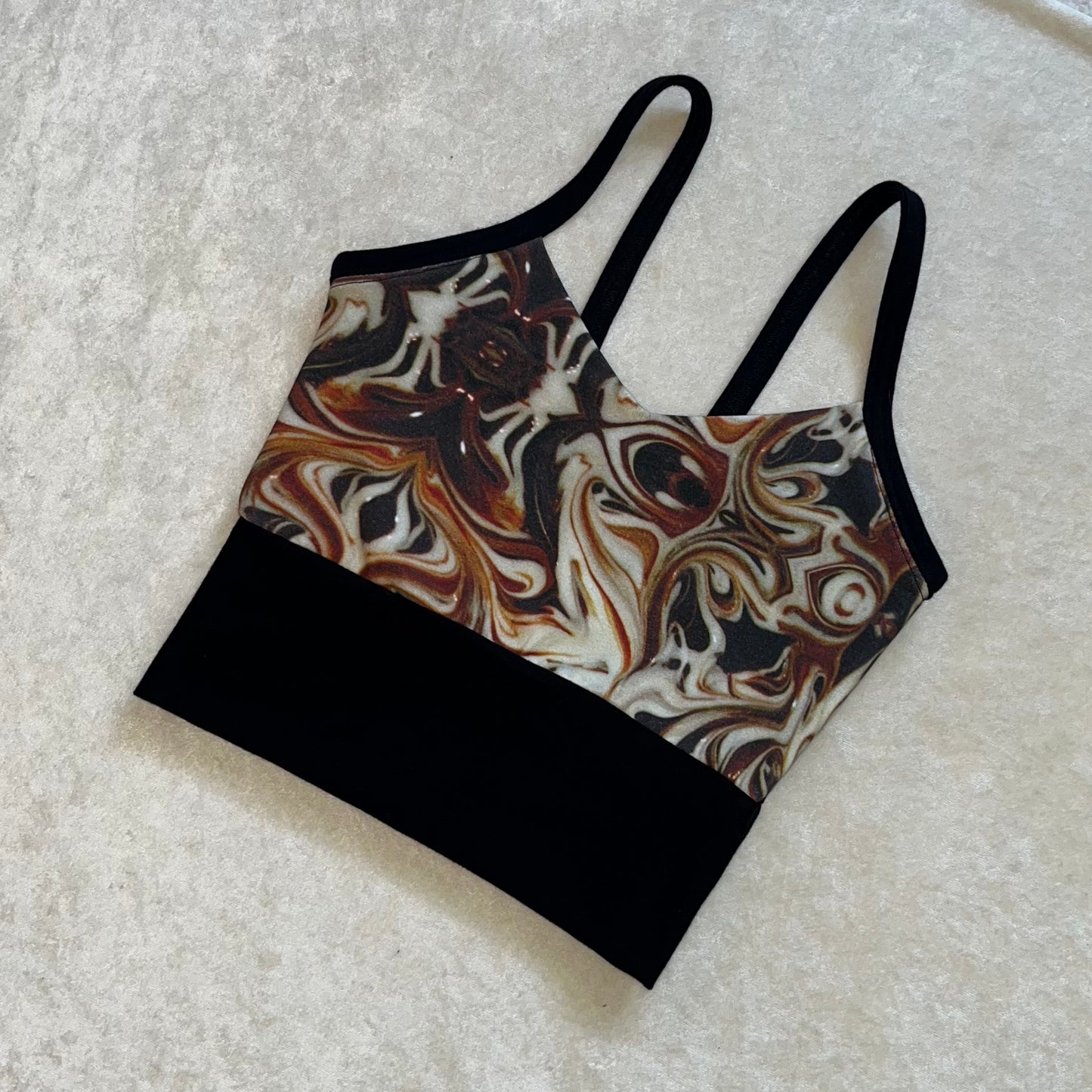 Caramel Swirl Bralette Tank XS/S