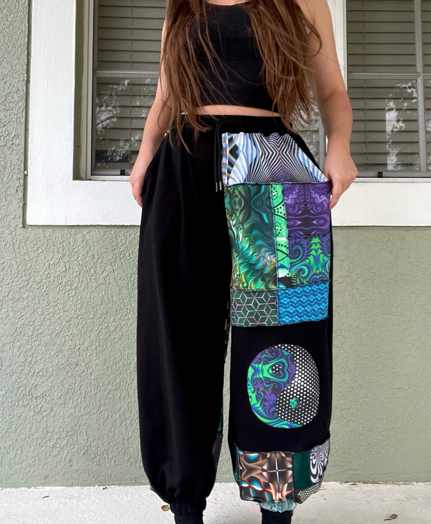 Patchwork Pants ☯︎ XS-XL