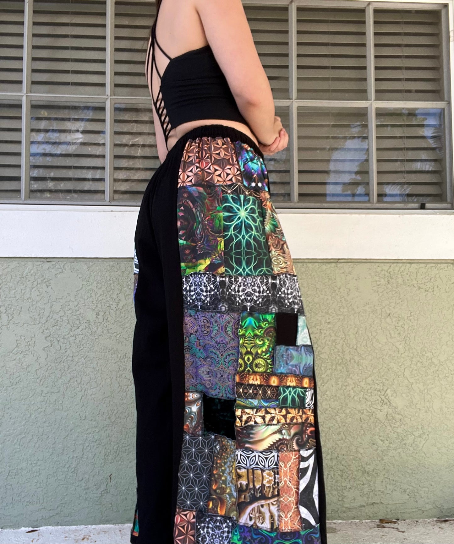 Luna Moth Xtra Patchwork Pants XS-XL