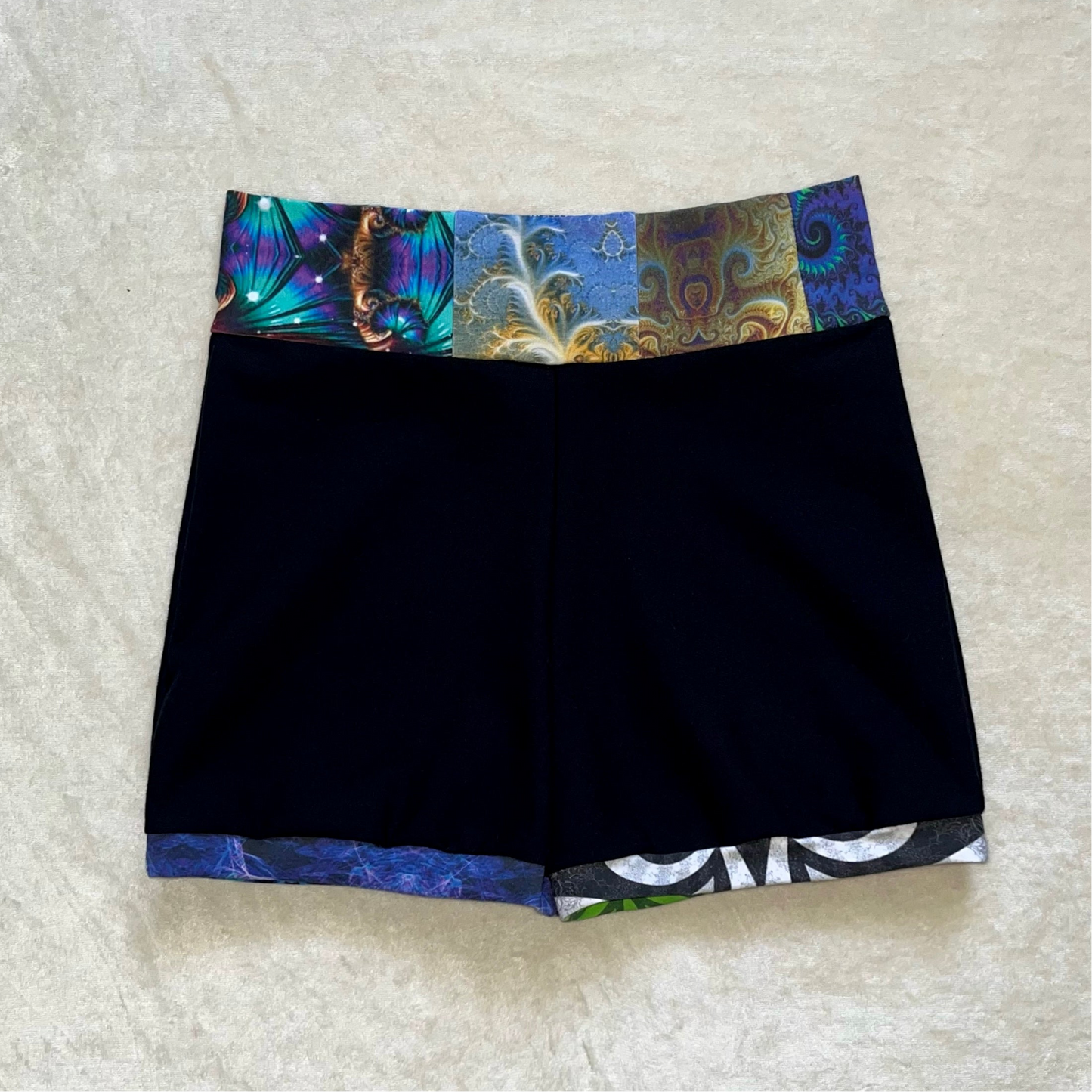 Patchwork Ring Shorts S/M