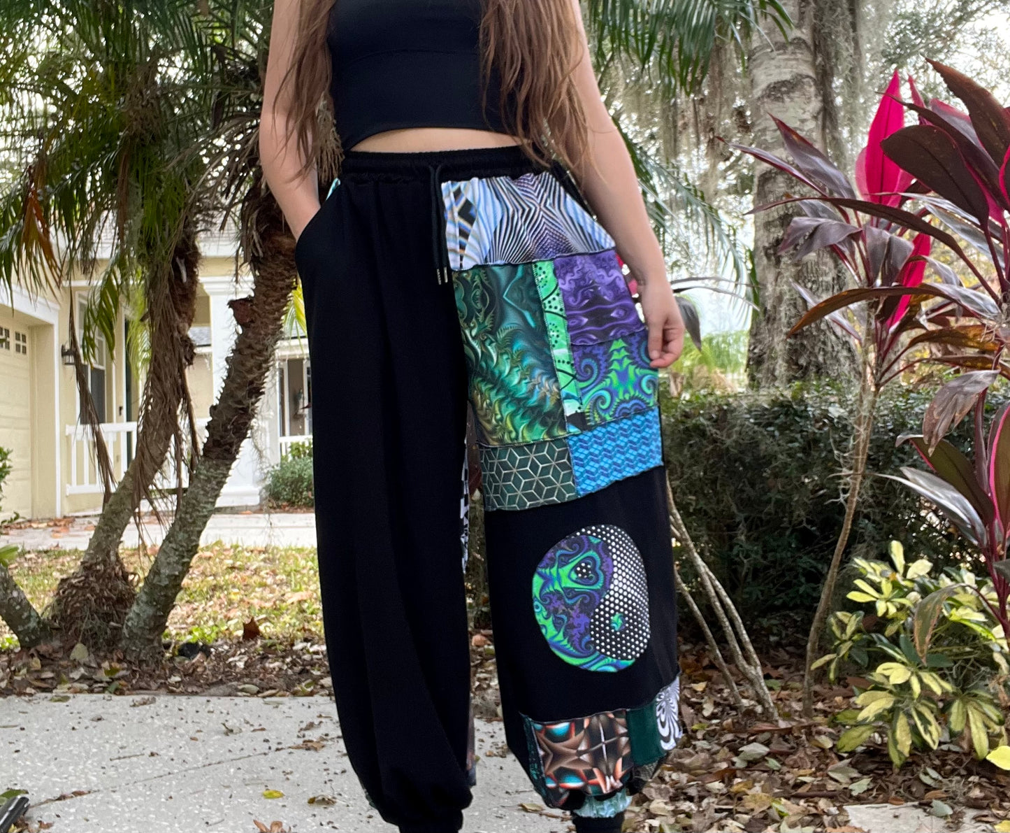 Patchwork Pants ☯︎ XS-XL