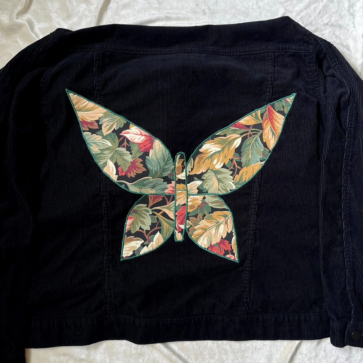 Upcycled Butterfly Jacket L