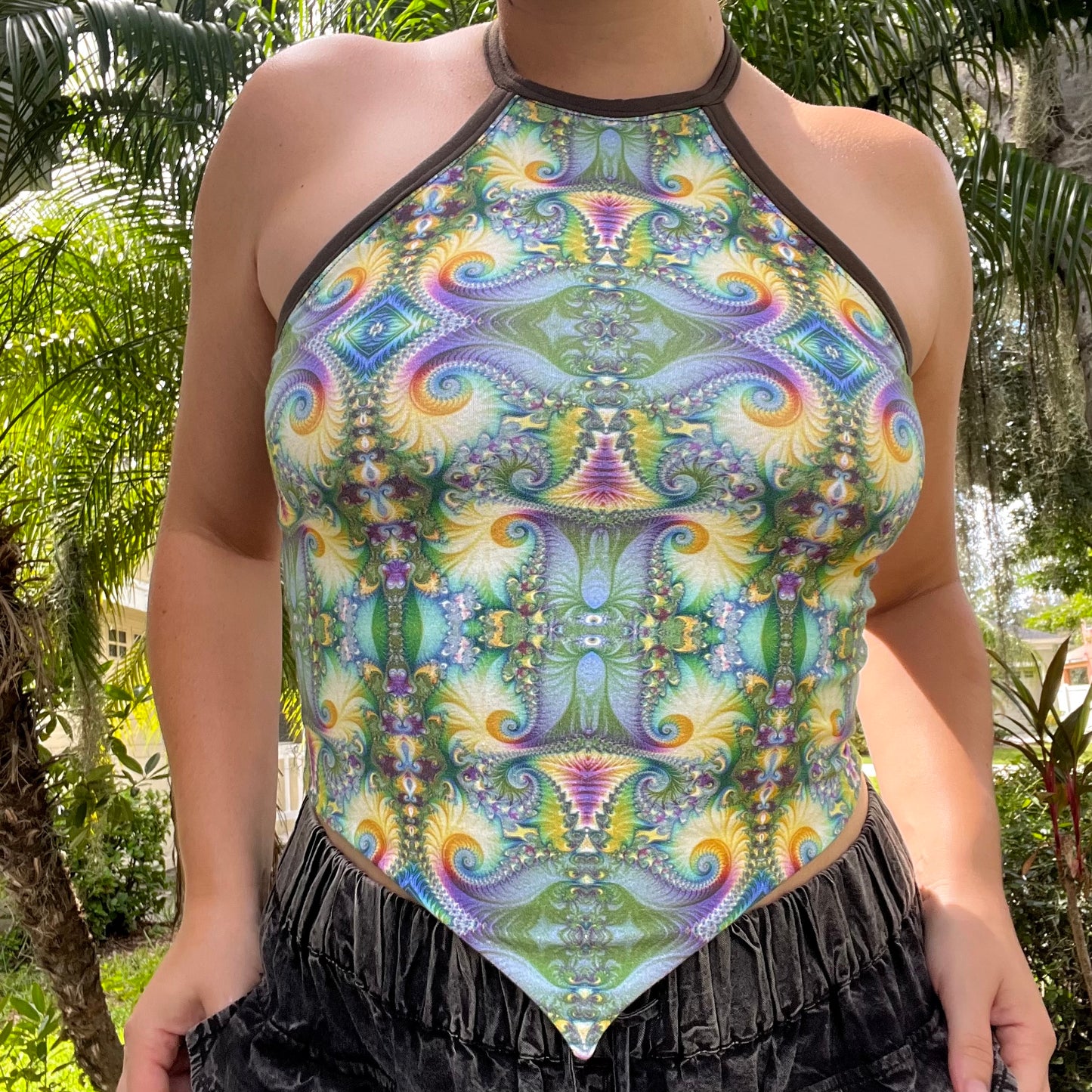 High Neck Pixie Top M/L