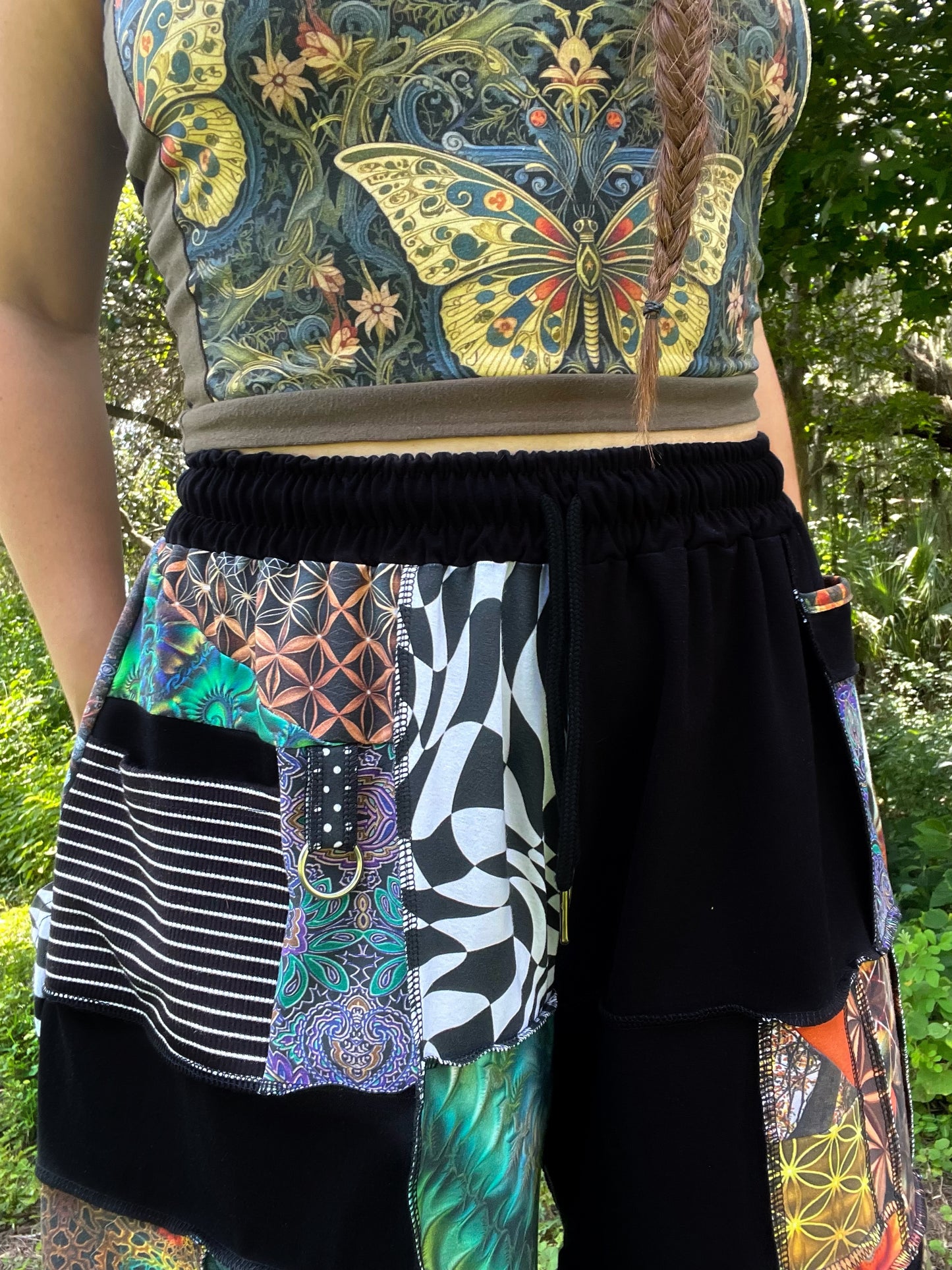Xtra Patchwork Pants XS-XL