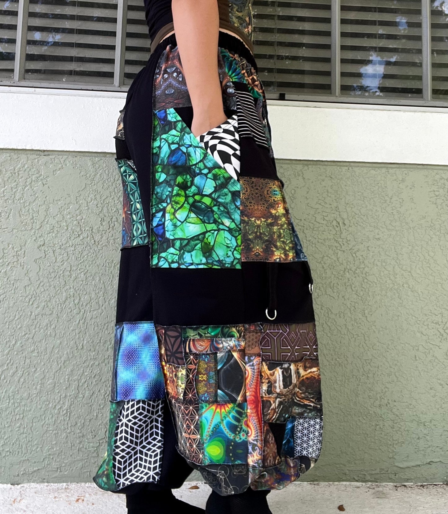 Xtra Patchwork Pants XS-XL
