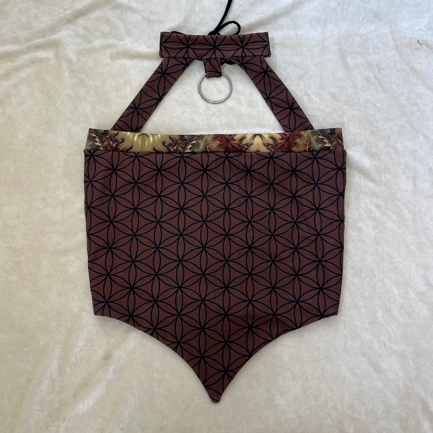 Sacred Geo Choker Pixie Top (Double Lined) ✧ XS/S
