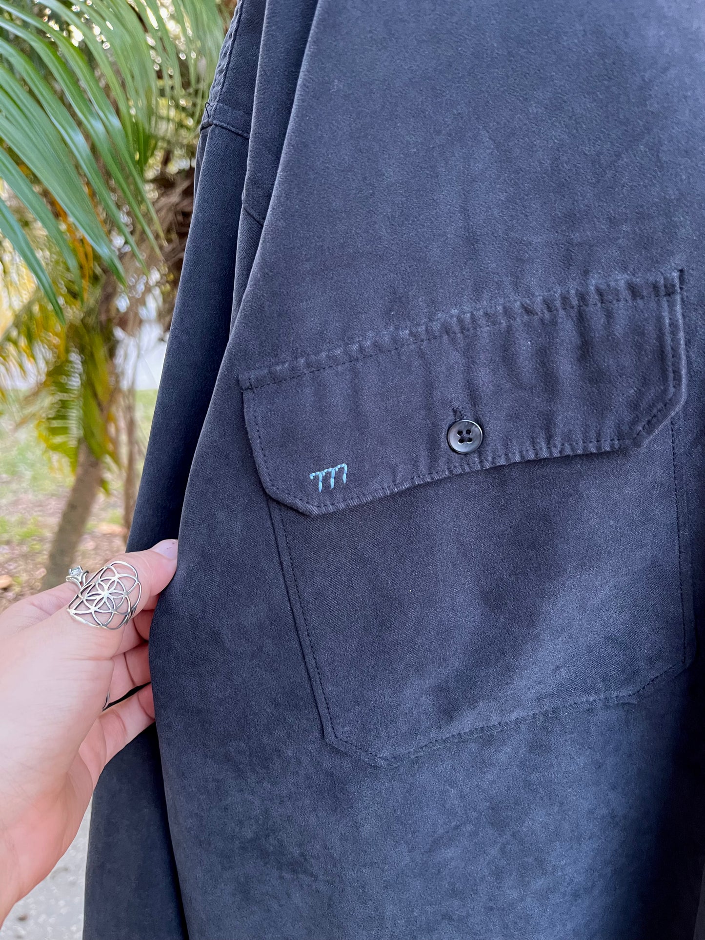 Upcycled Supertask Button Up ✧ XL