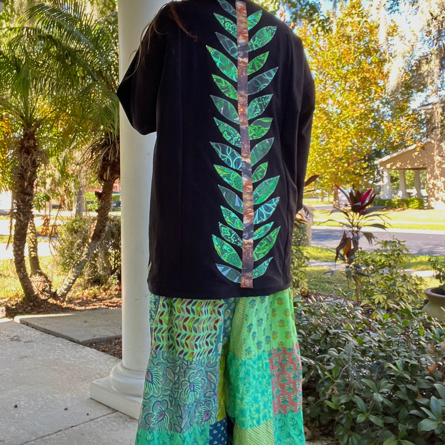 Vine Spine Cotton Crewneck 🌿 XL