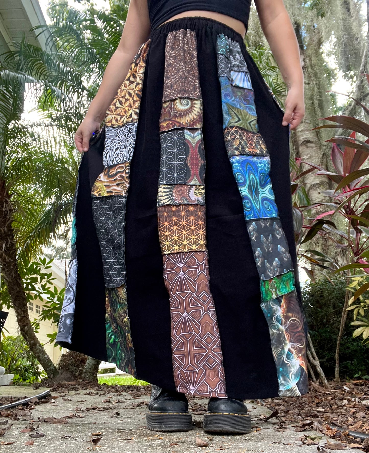 Patchwork Maxi Skirt š„ø S-XL