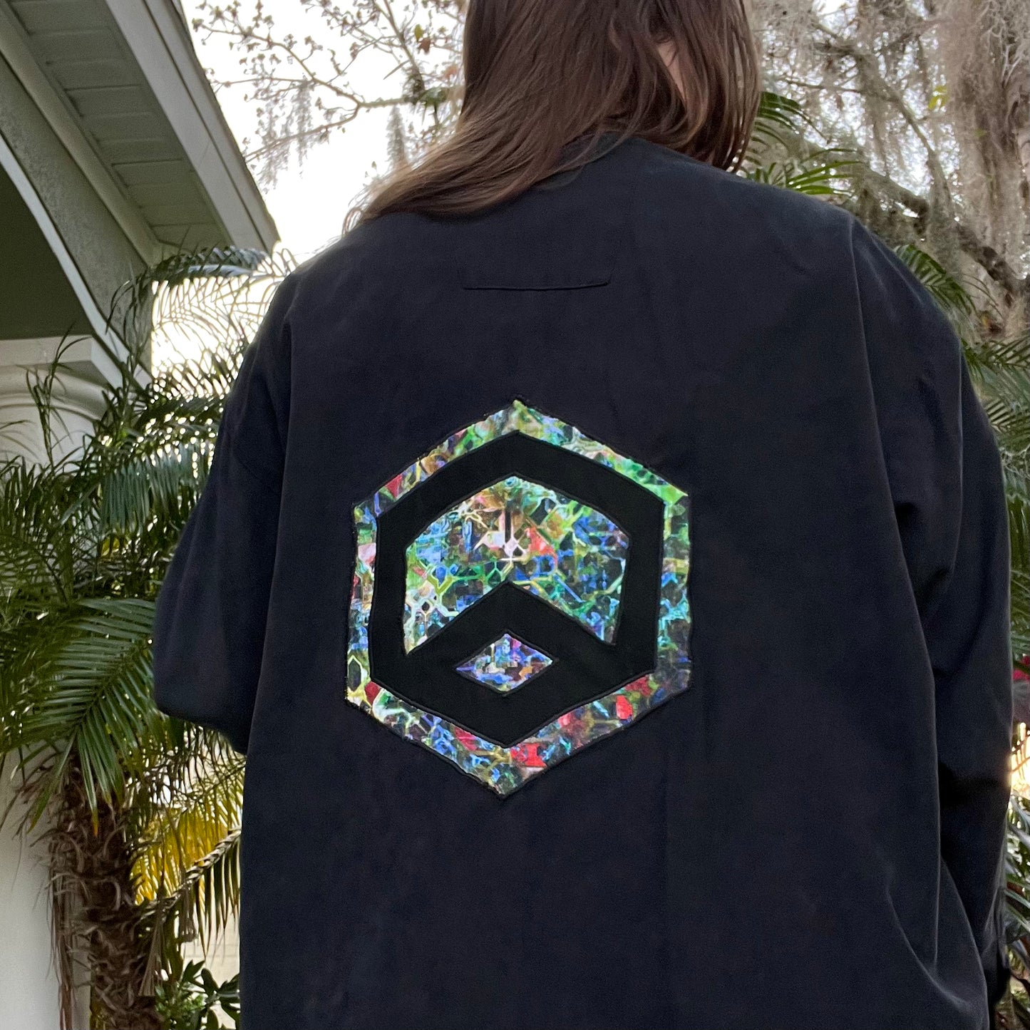 Upcycled Supertask Button Up ✧ XL