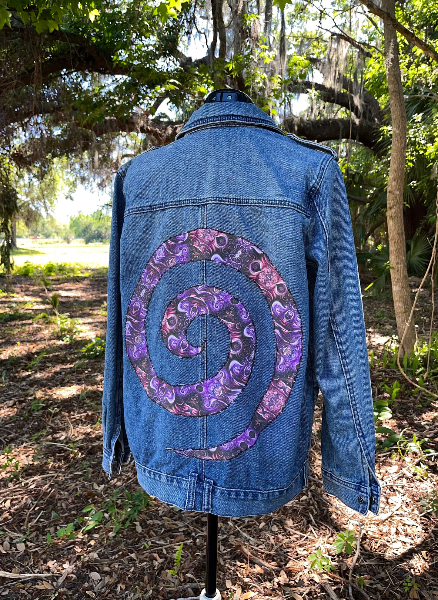 Upcycled Swirl Jacket M