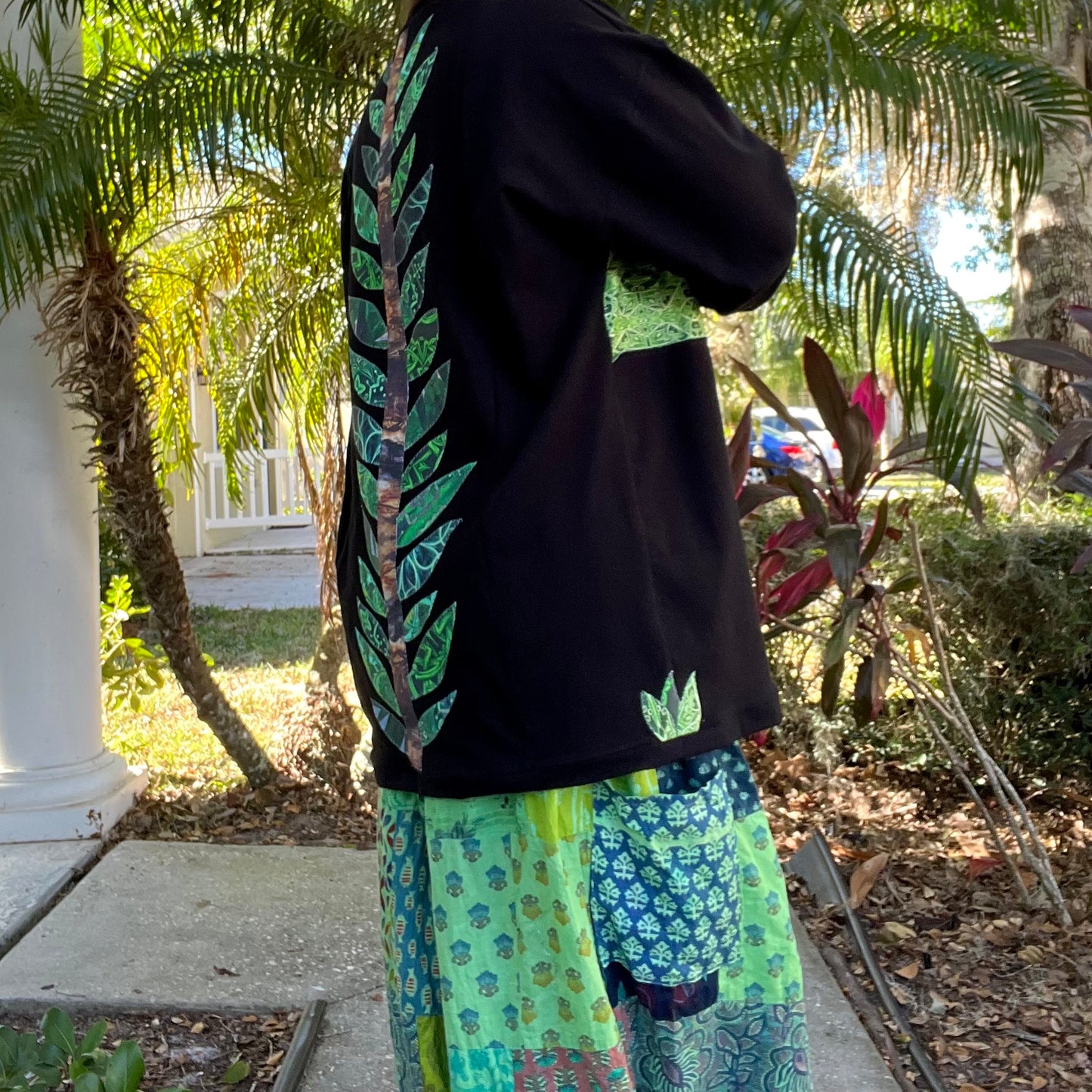 Vine Spine Cotton Crewneck 🌿 XL