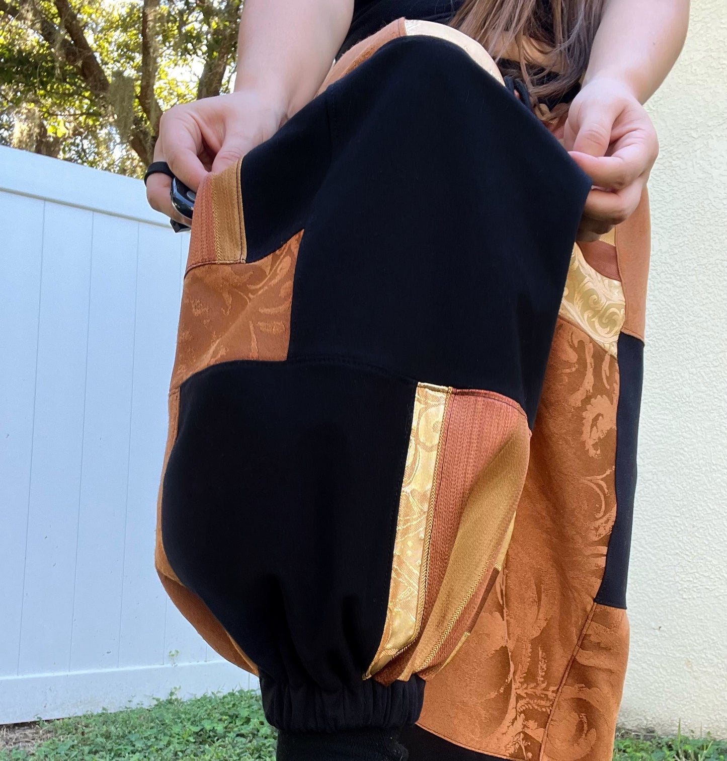 Patchwork Pants XS-XL