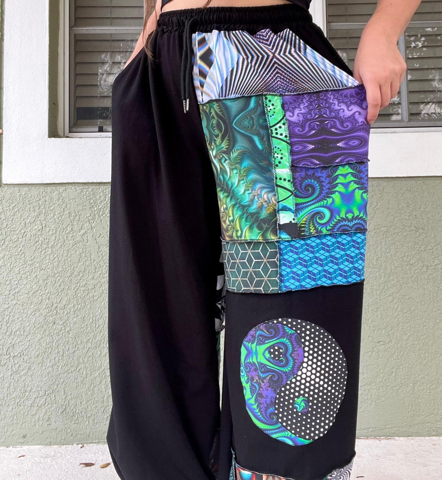 Patchwork Pants ☯︎ XS-XL