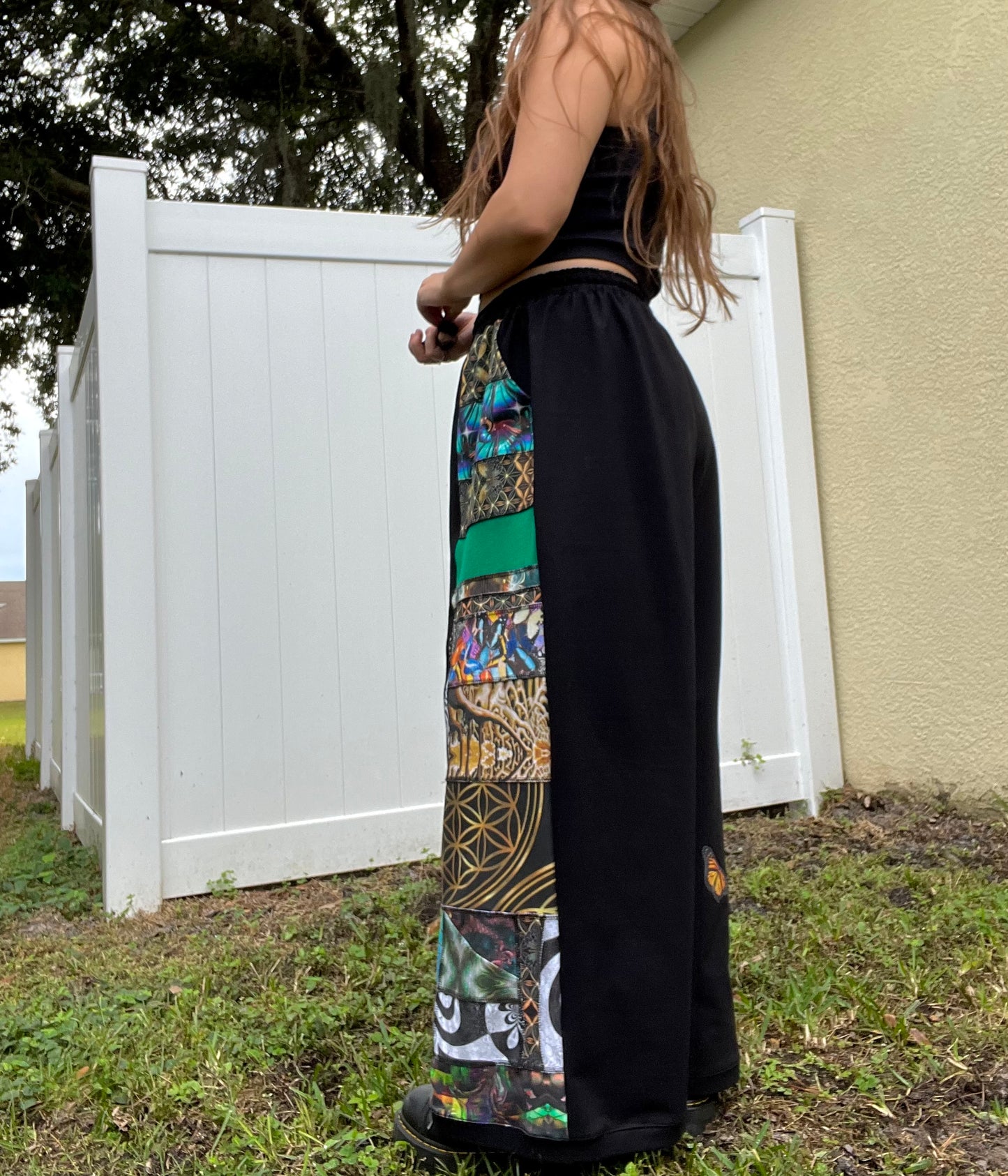 Patchwork Pants 𐦍 XS-XL