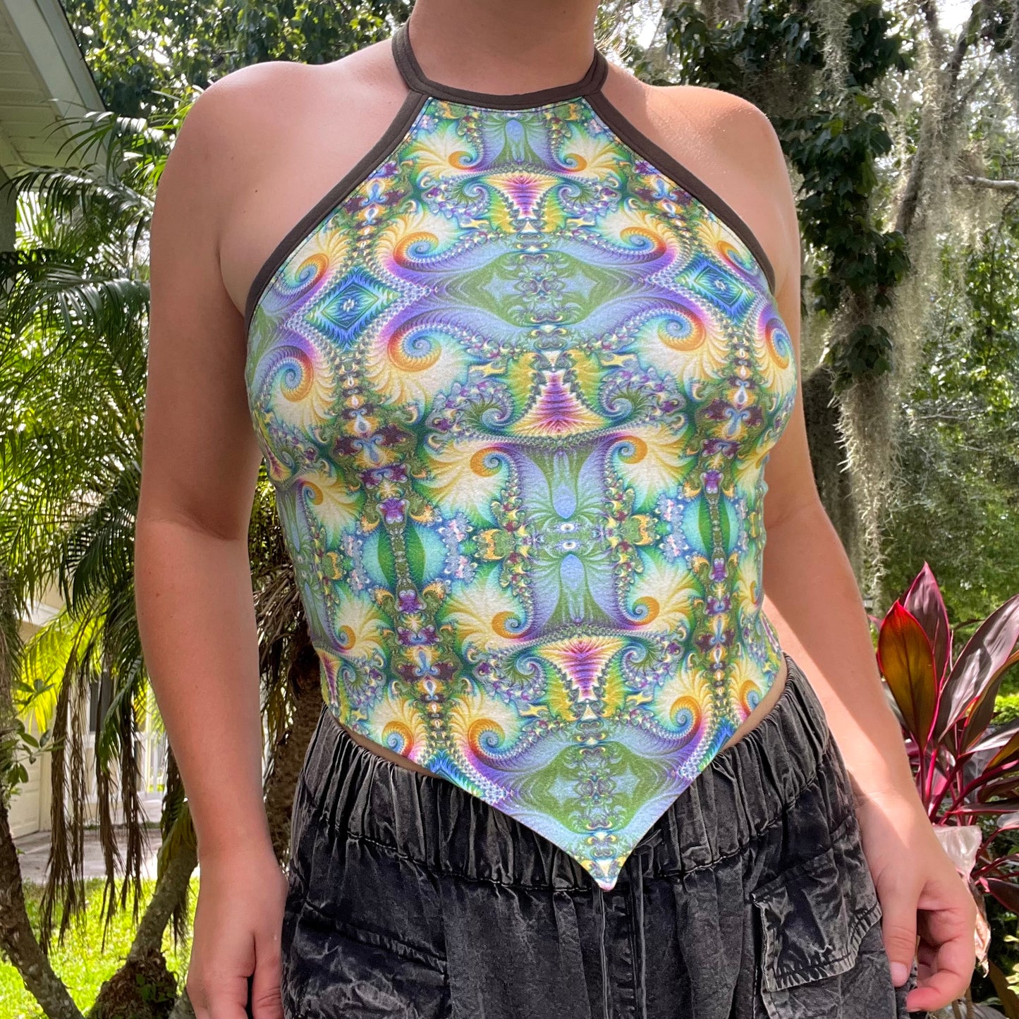 High Neck Pixie Top M/L