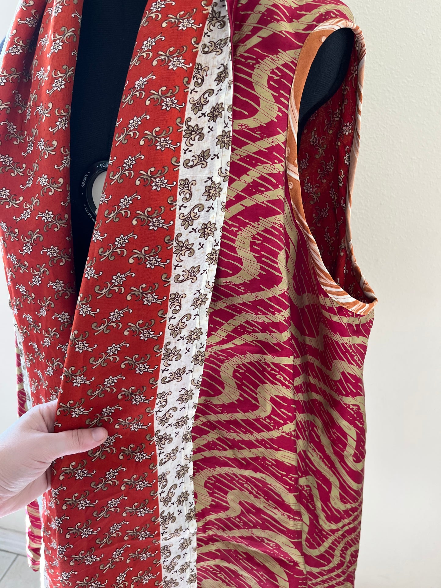 Reversible Sleeveless Cardigan #2