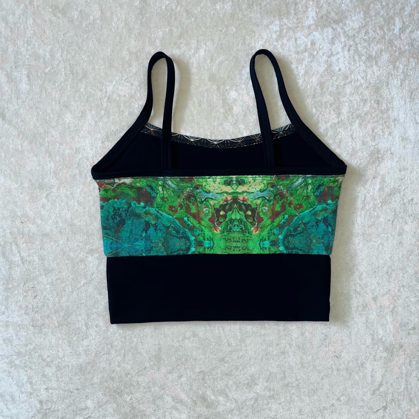 Xtra Patchwork Bralette Tank S/M
