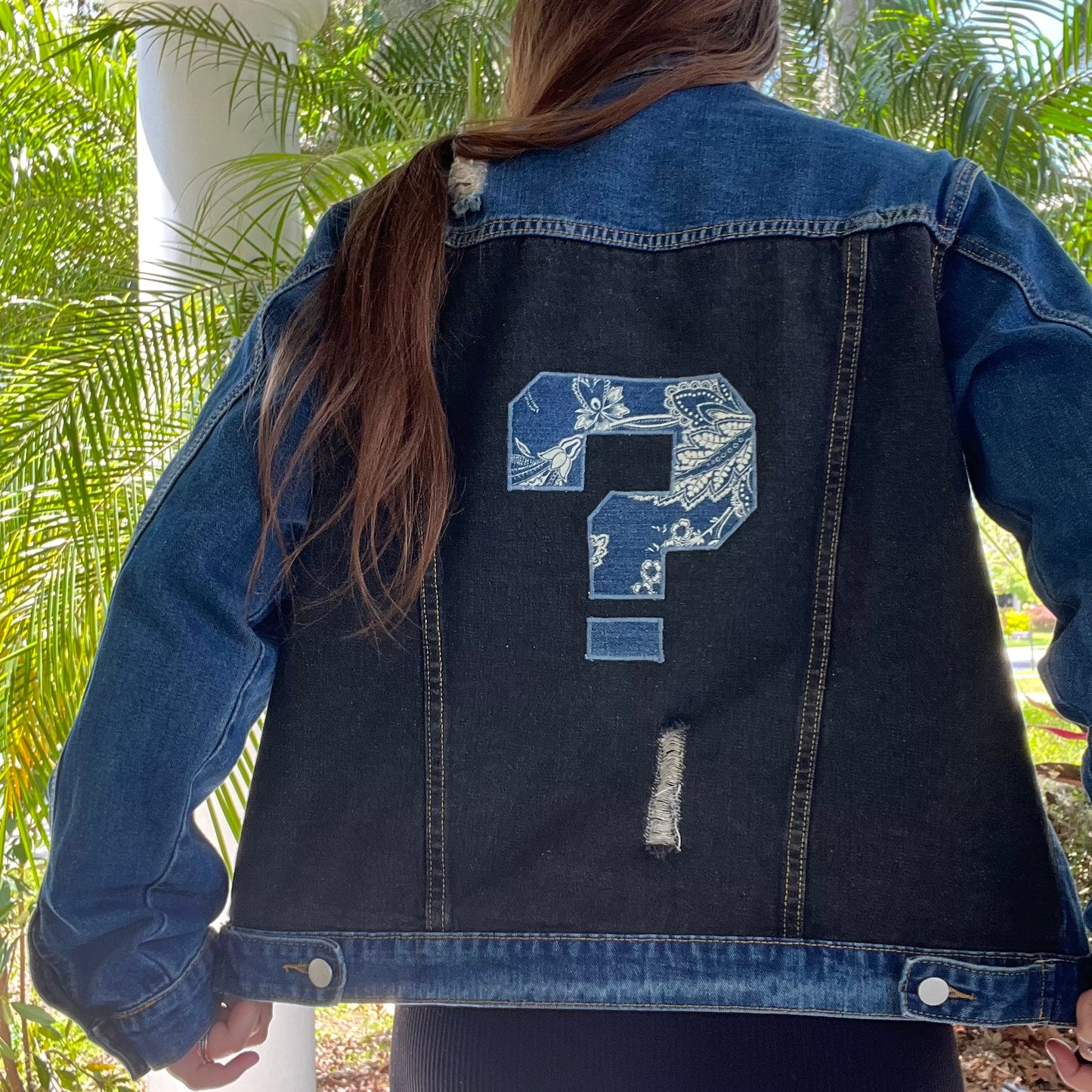 Upcycled ? Denim Jacket L