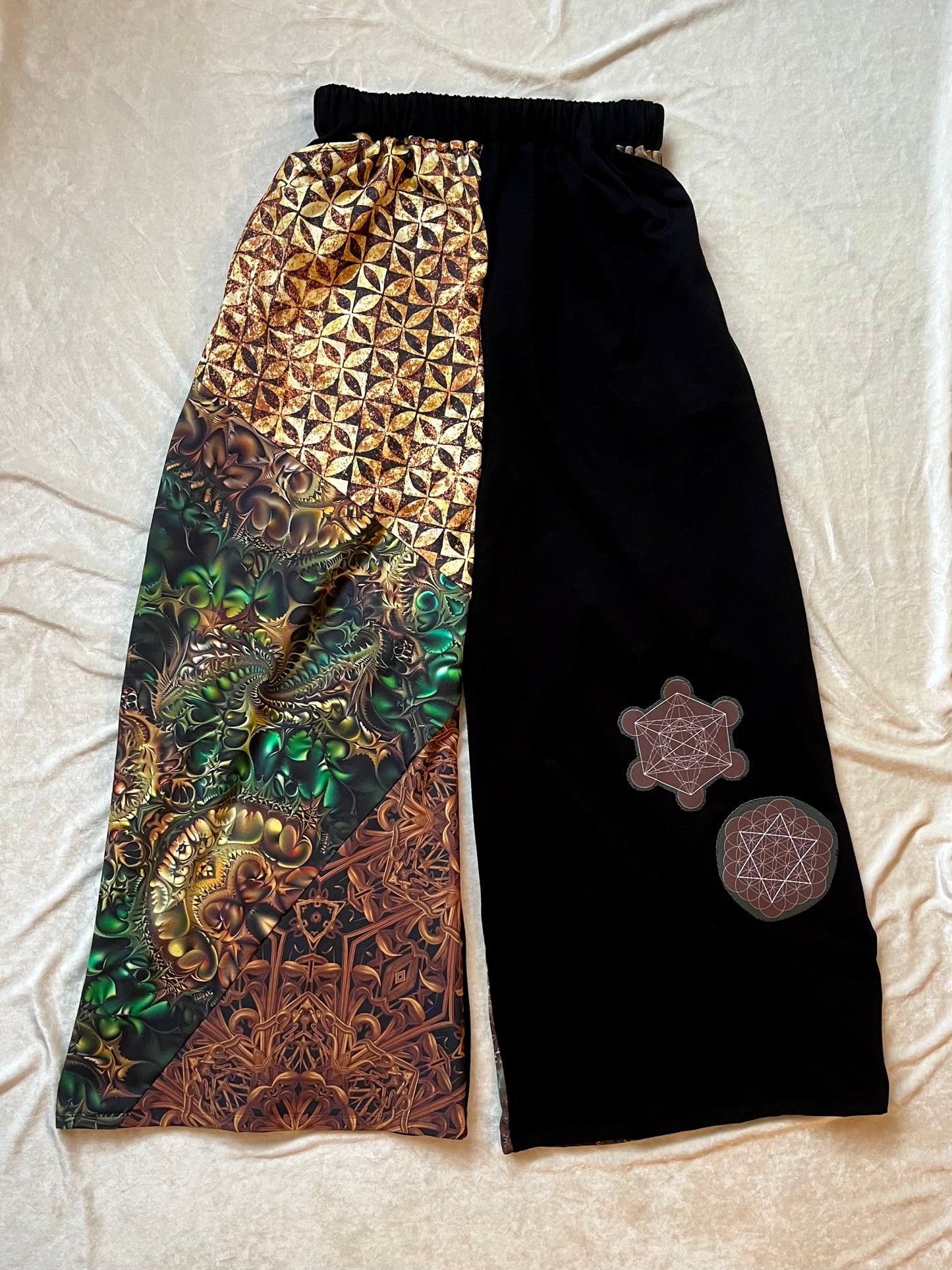 Patchwork Pants V1 (xtra wide leg) đż XS-XL