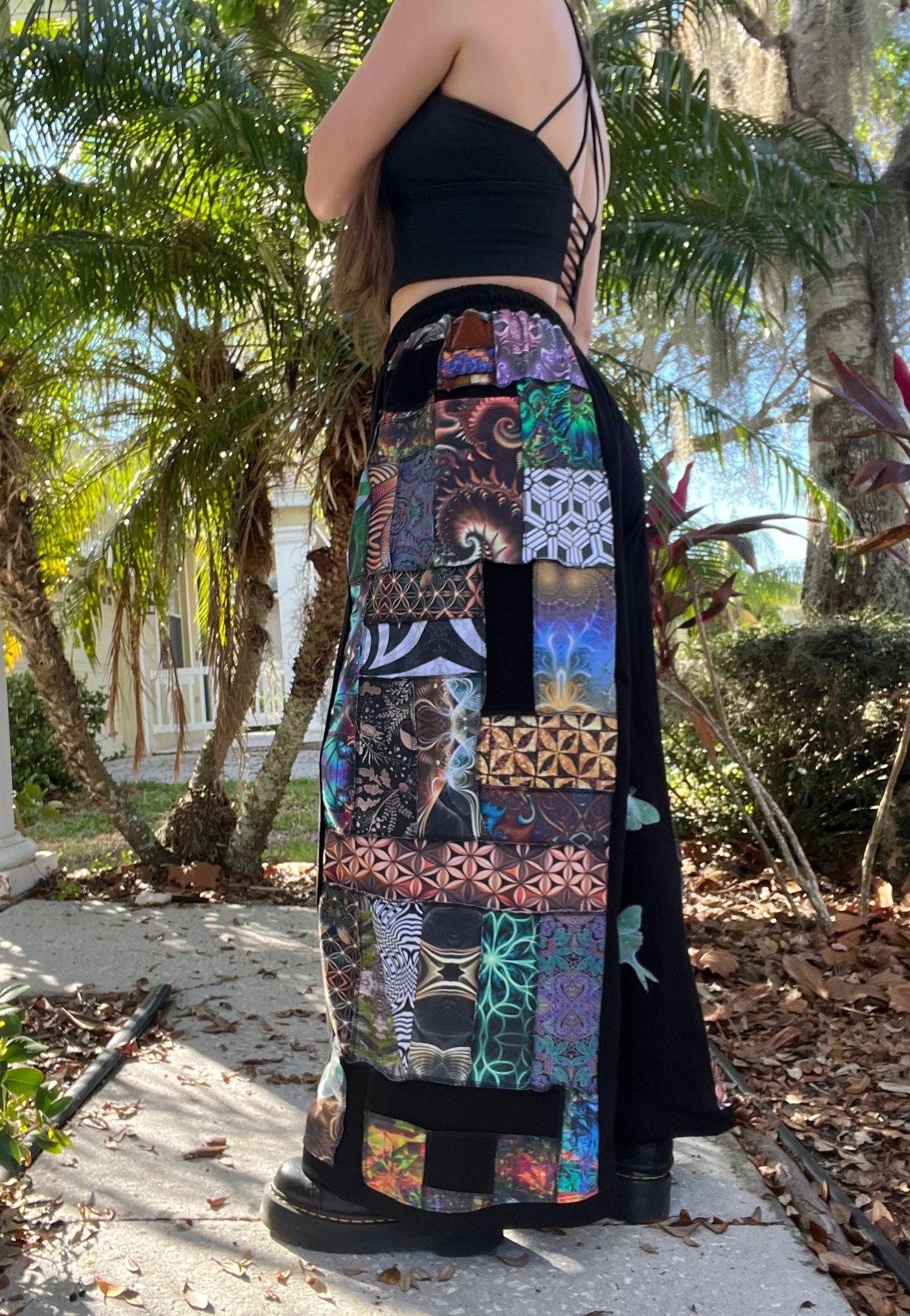 Luna Moth Xtra Patchwork Pants XS-XL