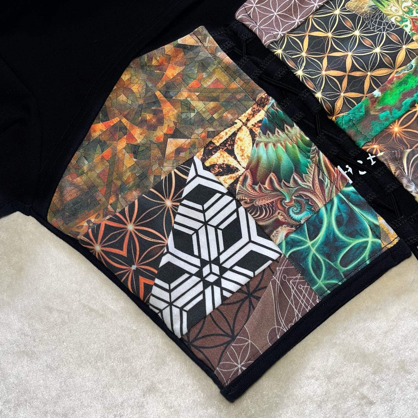 Xtra Patchwork Corset Tee M/L