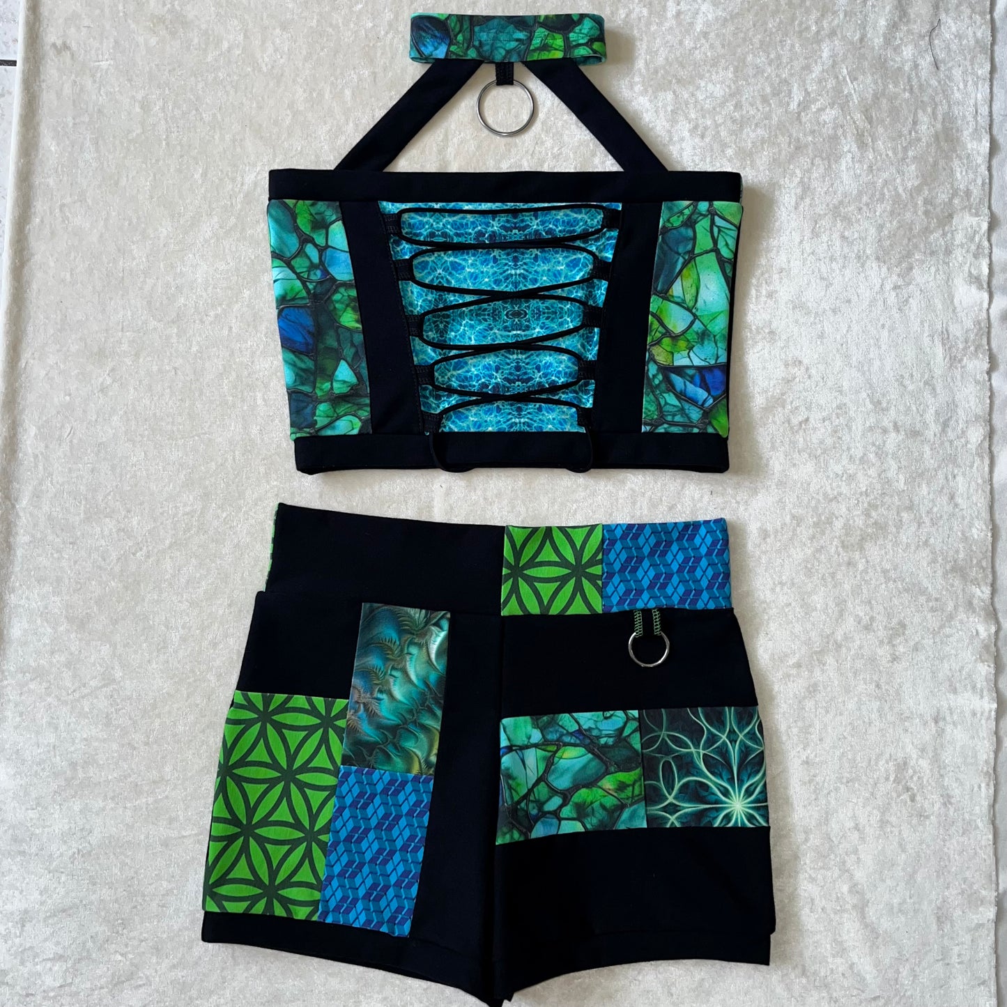 Patchwork Ring Shorts M/L