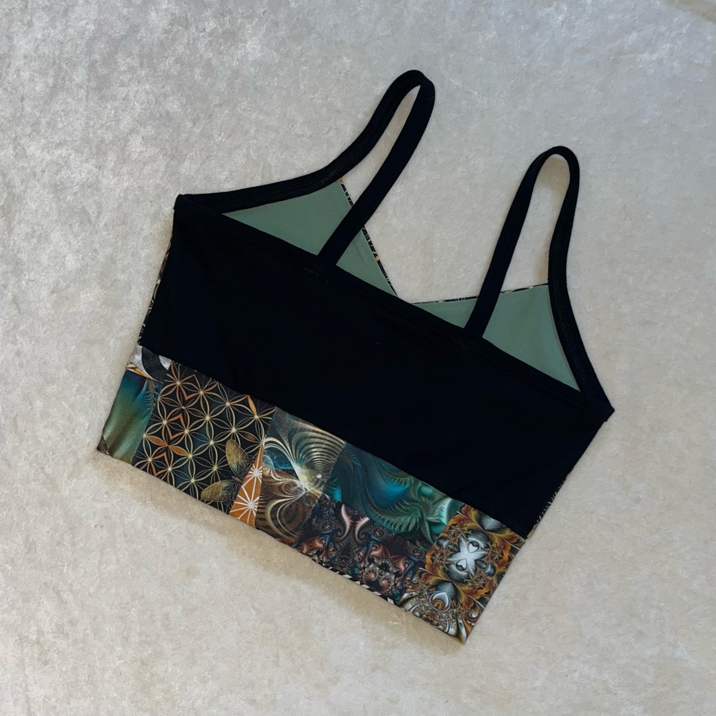 Patchwork Bralette Tank M/L