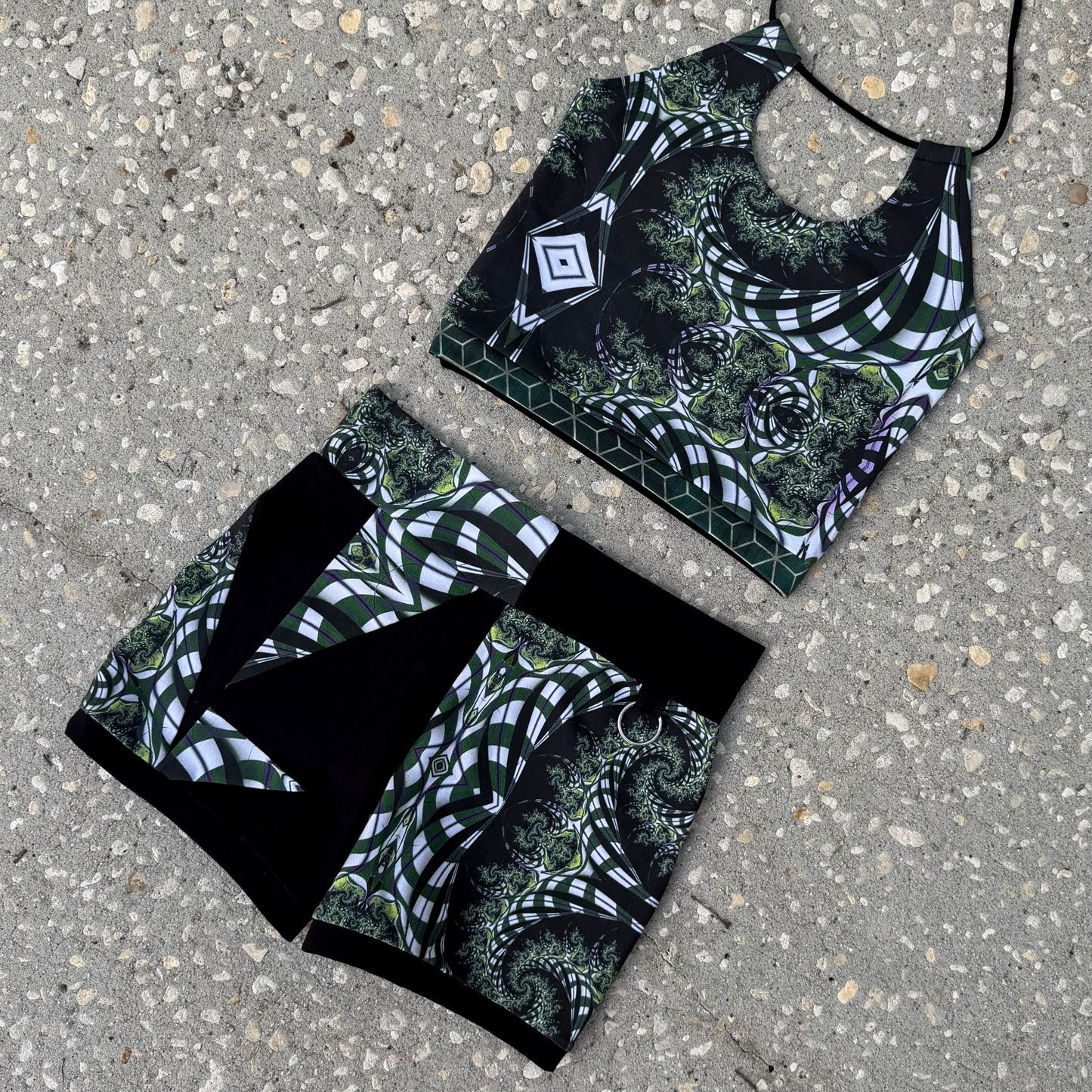 Patchwork Ring Shorts M/L