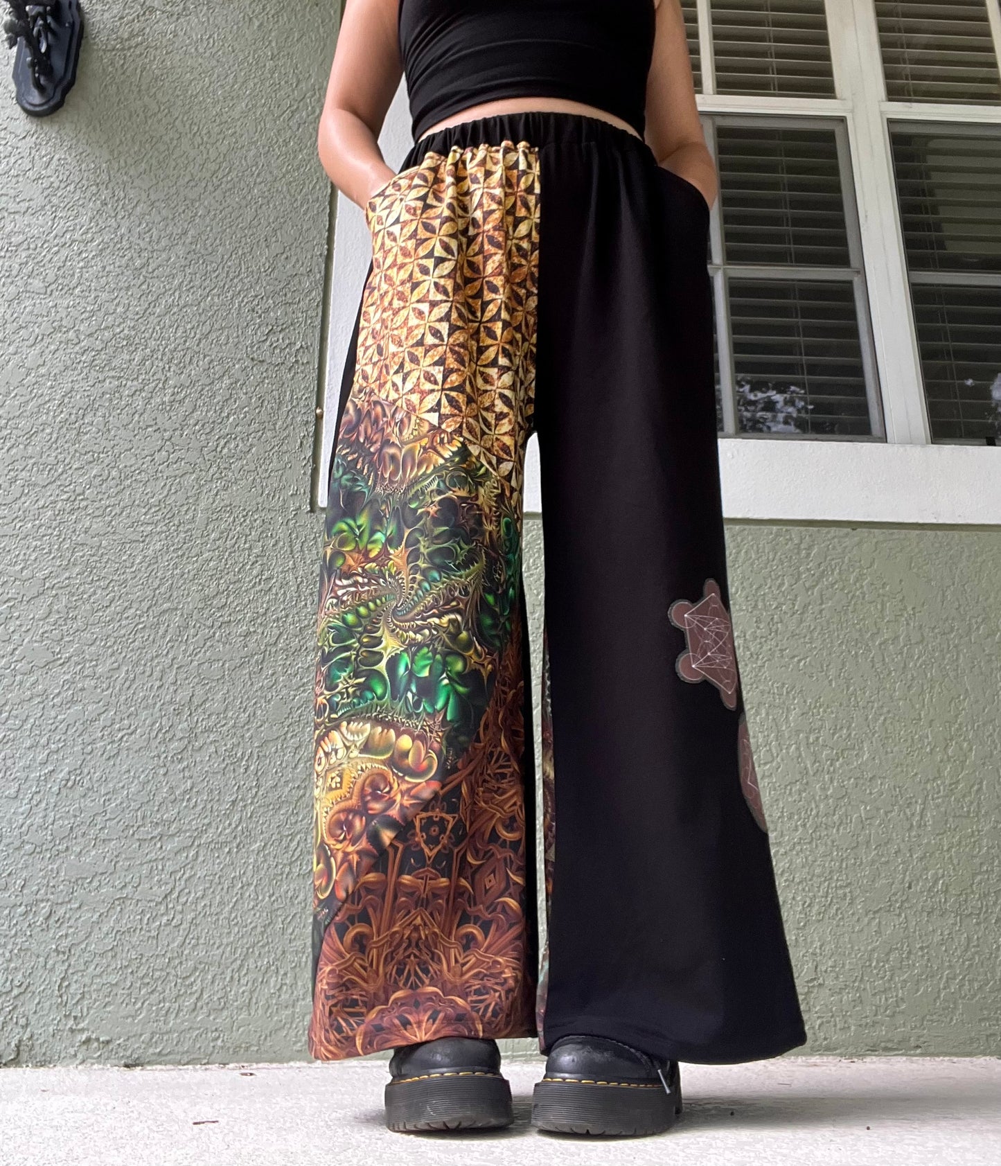 Patchwork Pants V1 (xtra wide leg) đż XS-XL