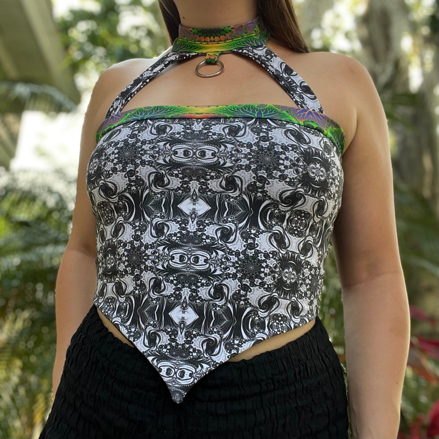 Choker Pixie Top ✧ M/L (fully double lined)