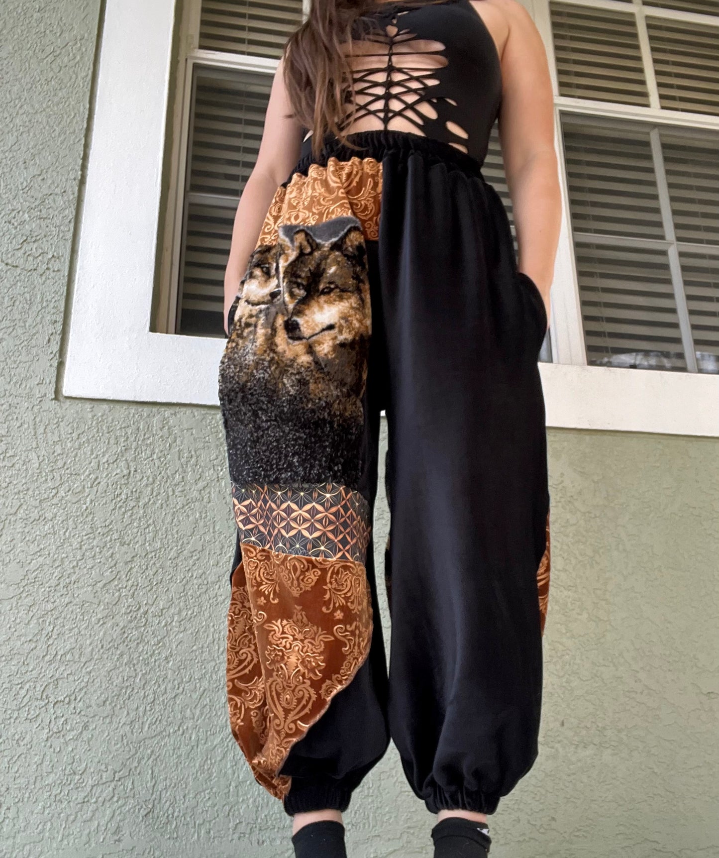 Lone Wolf Velour Pants ✧ S-L