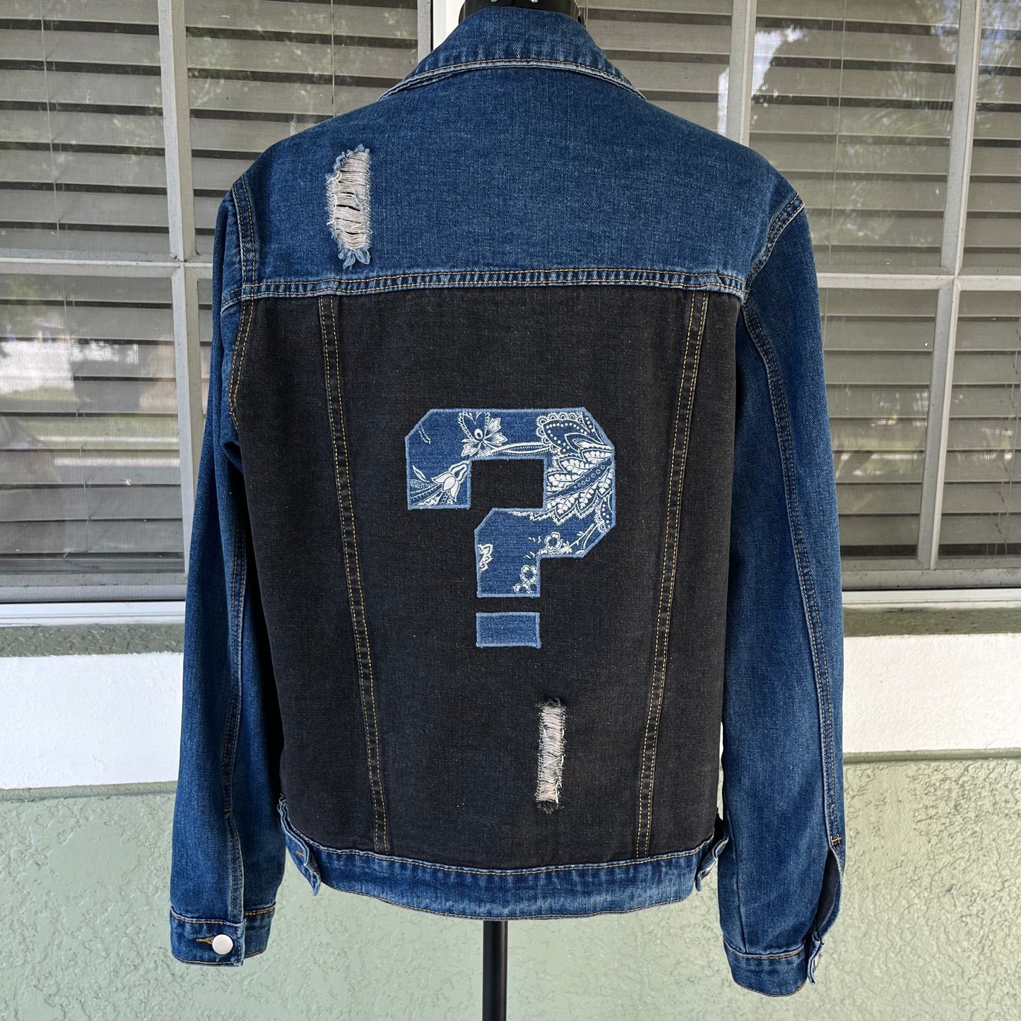 Upcycled ? Denim Jacket L