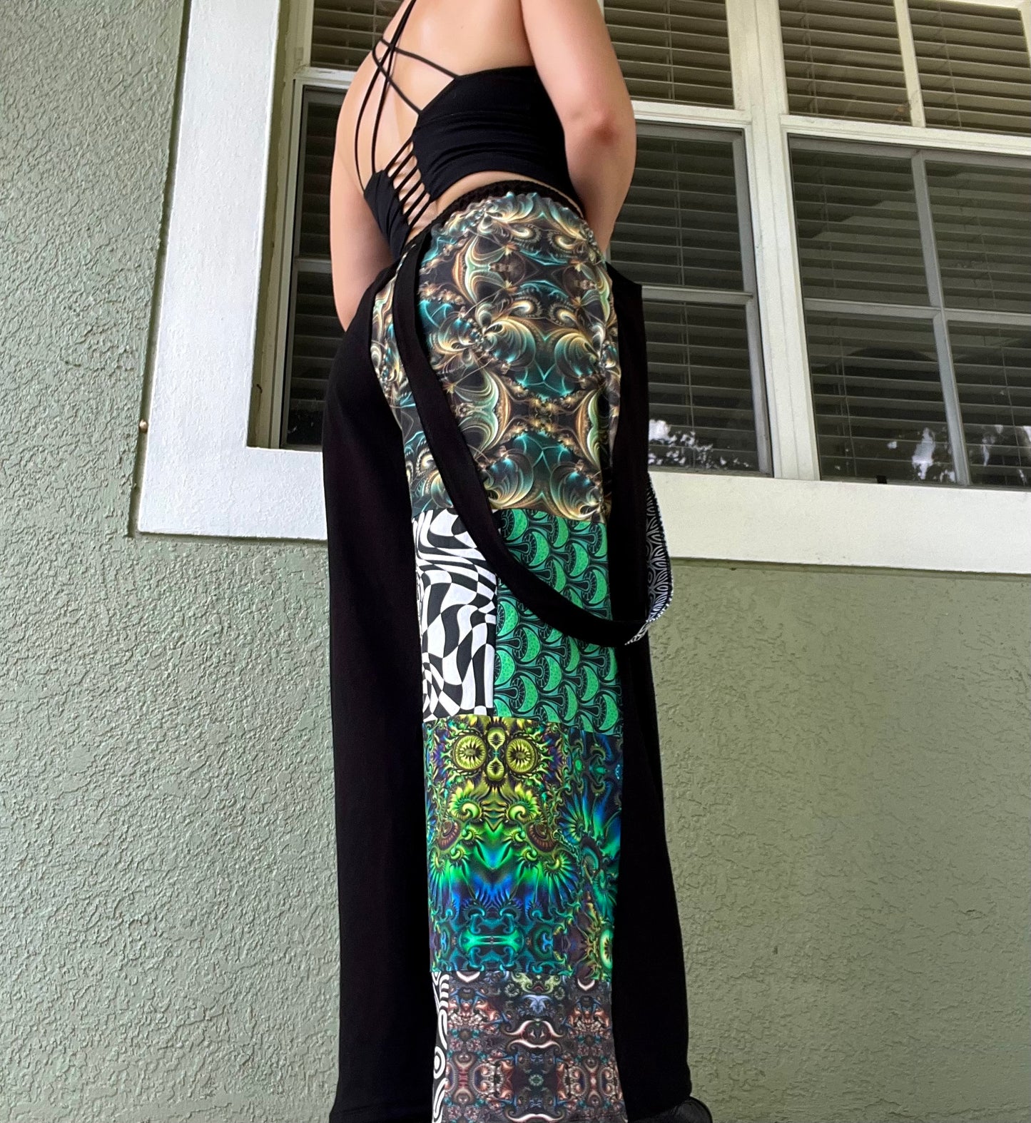 Patchwork Pants w/ Ring Strap V3 ꩜ XS-XL