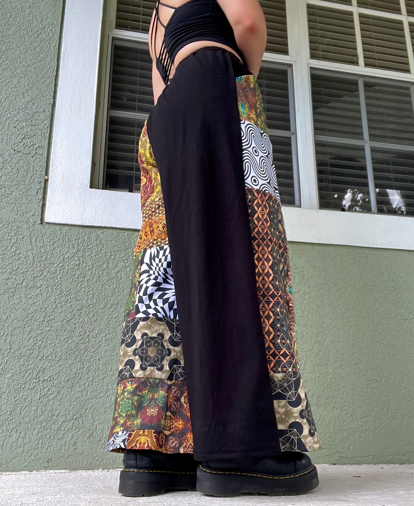 Butterfly Patchwork Pants V2 𐦍 XS-XL