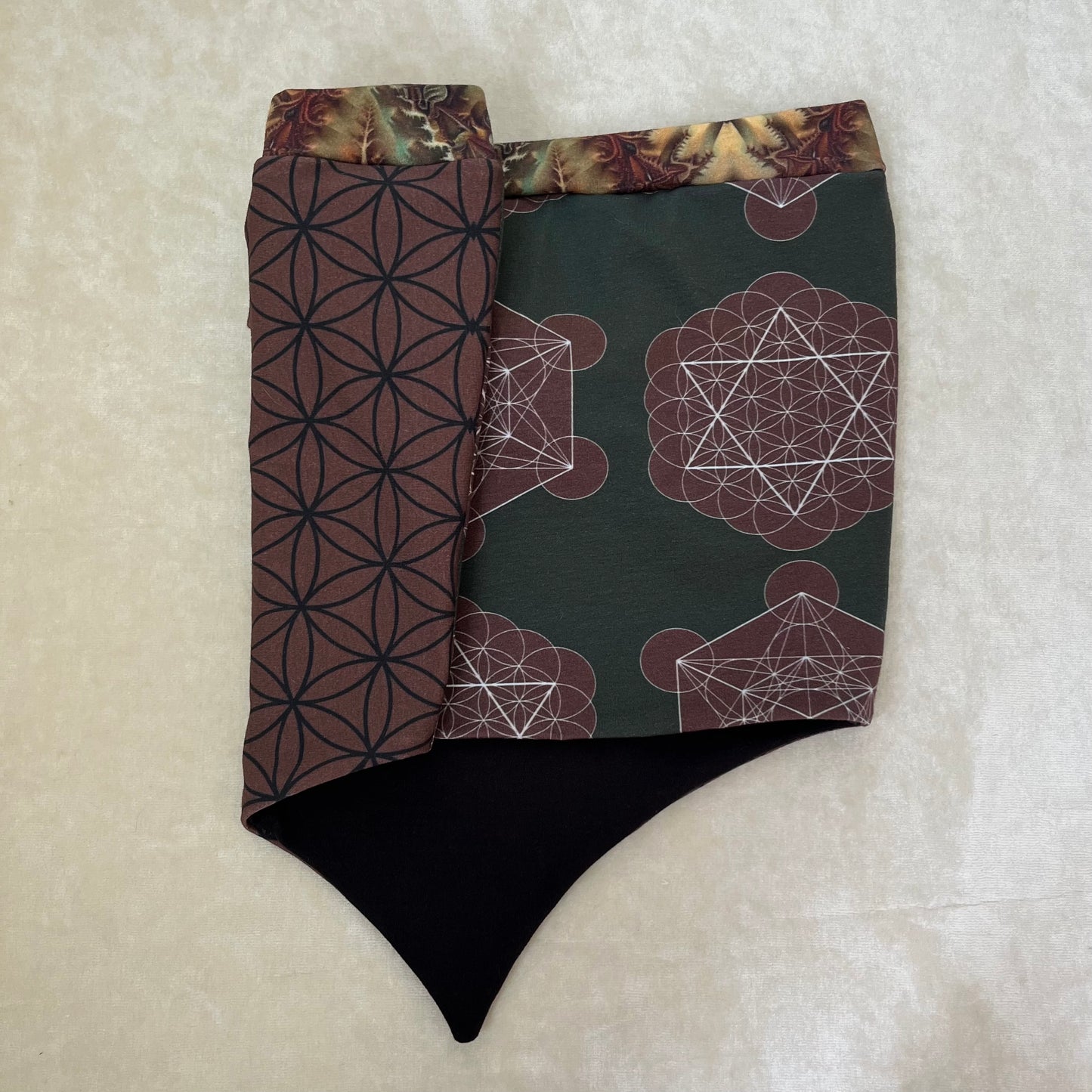 Sacred Geo Choker Pixie Top (Double Lined) ✧ XS/S
