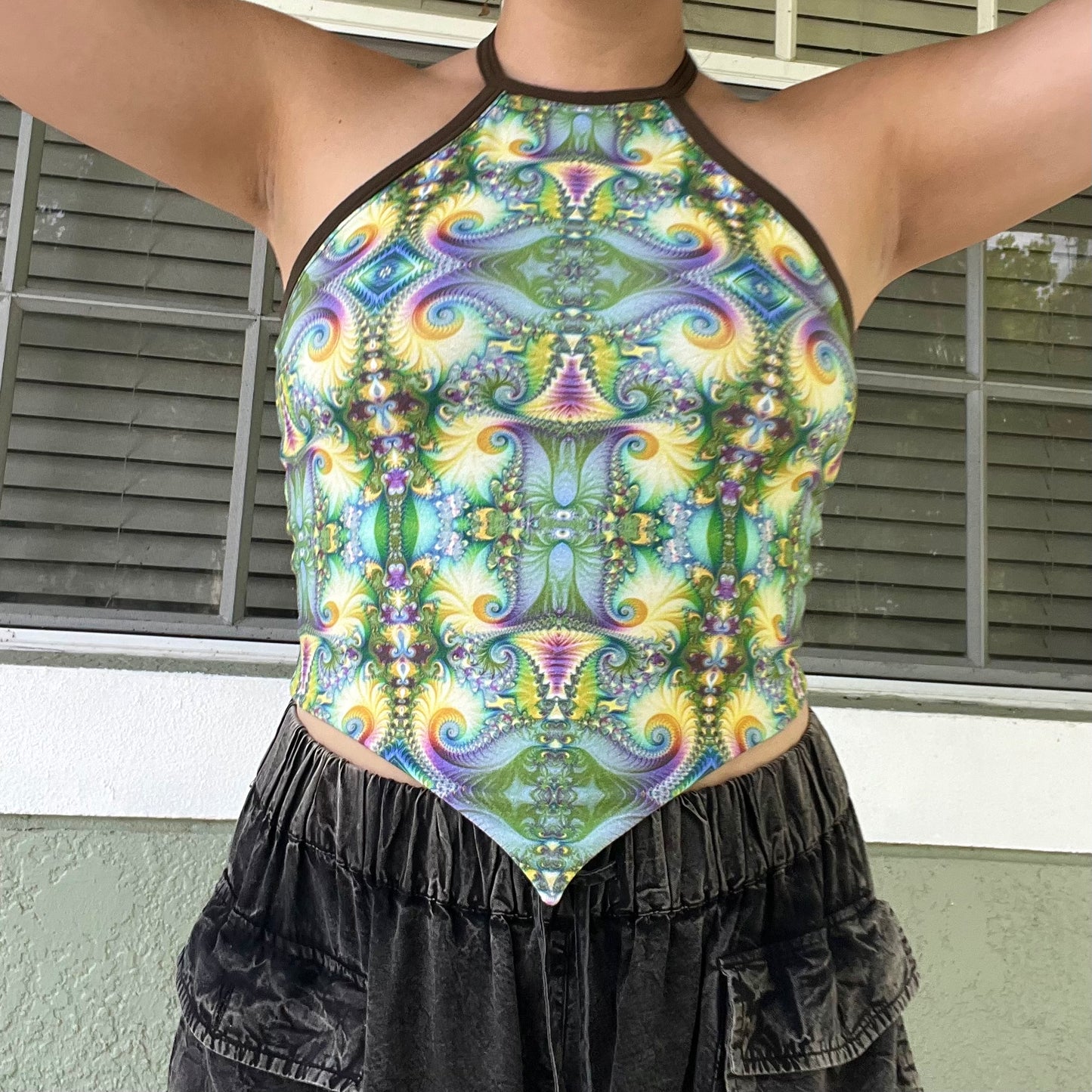 High Neck Pixie Top M/L